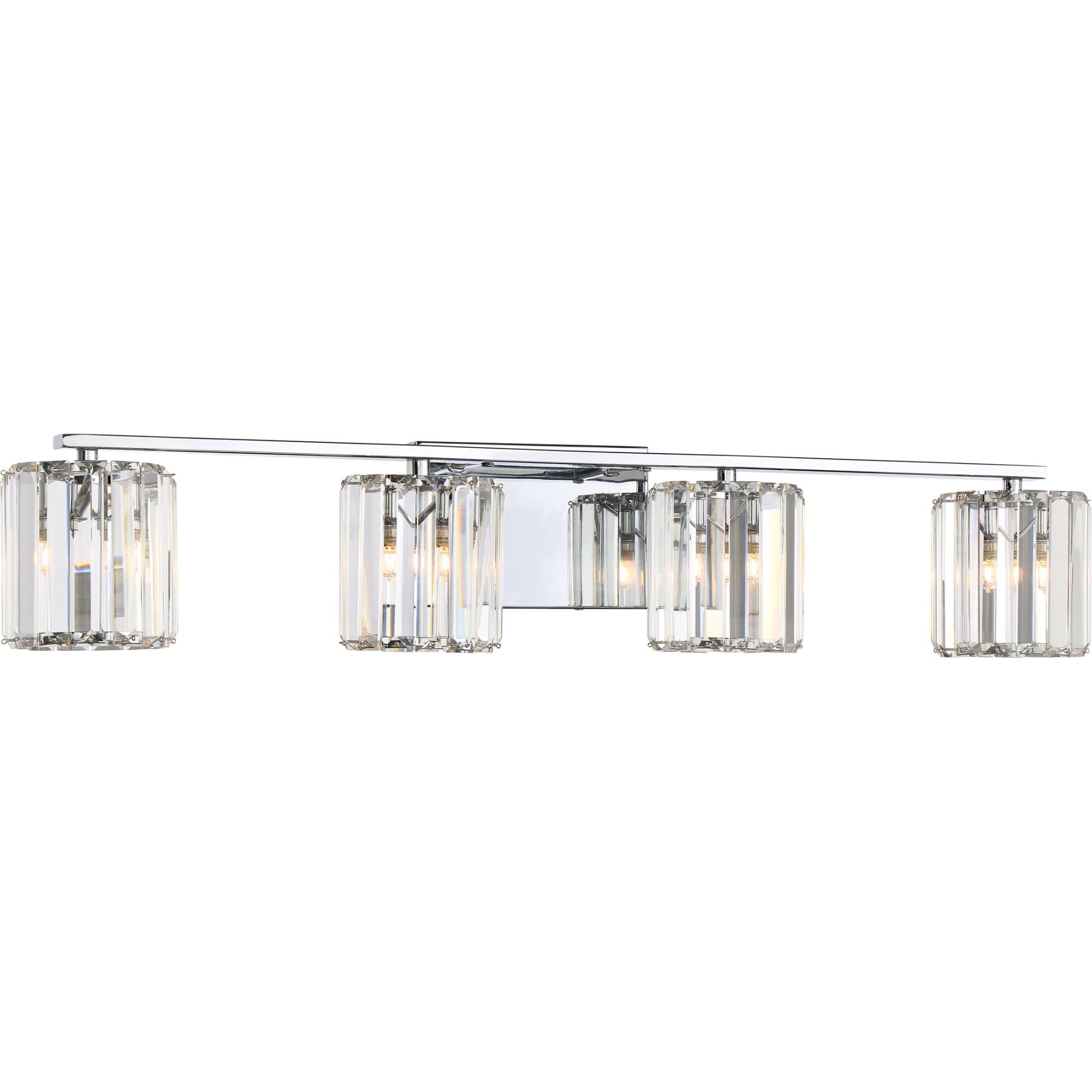 Platinum Collection Divine 31 Inch 4 Light LED Bath Vanity Light by Quoizel