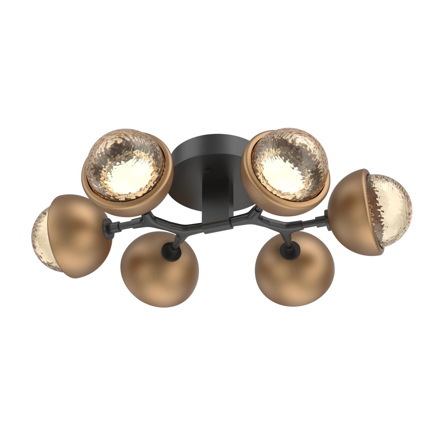 Levi Wilson Cabochon 27 Inch Flush Mount by Hammerton Studio