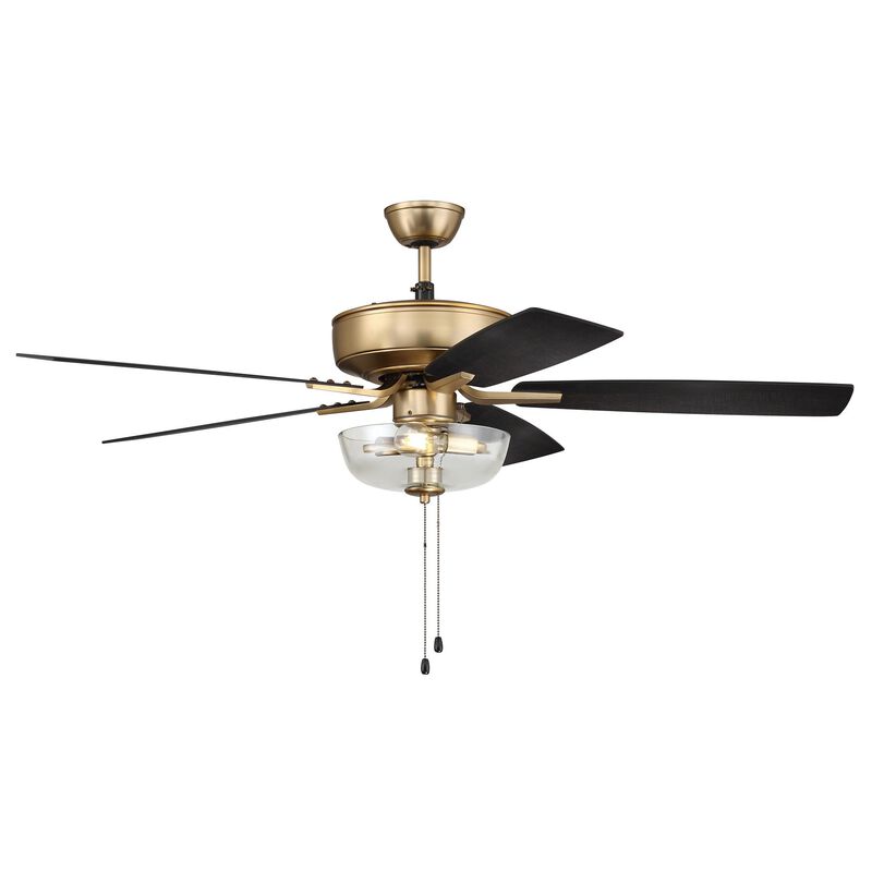 Pro Plus 52 Inch Ceiling Fan with Light Kit by Craftmade