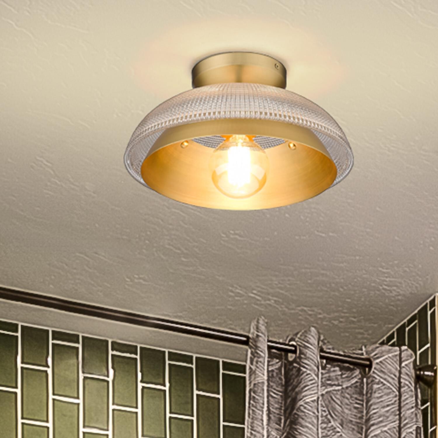 Crawford Flush Mount by Golden Lighting