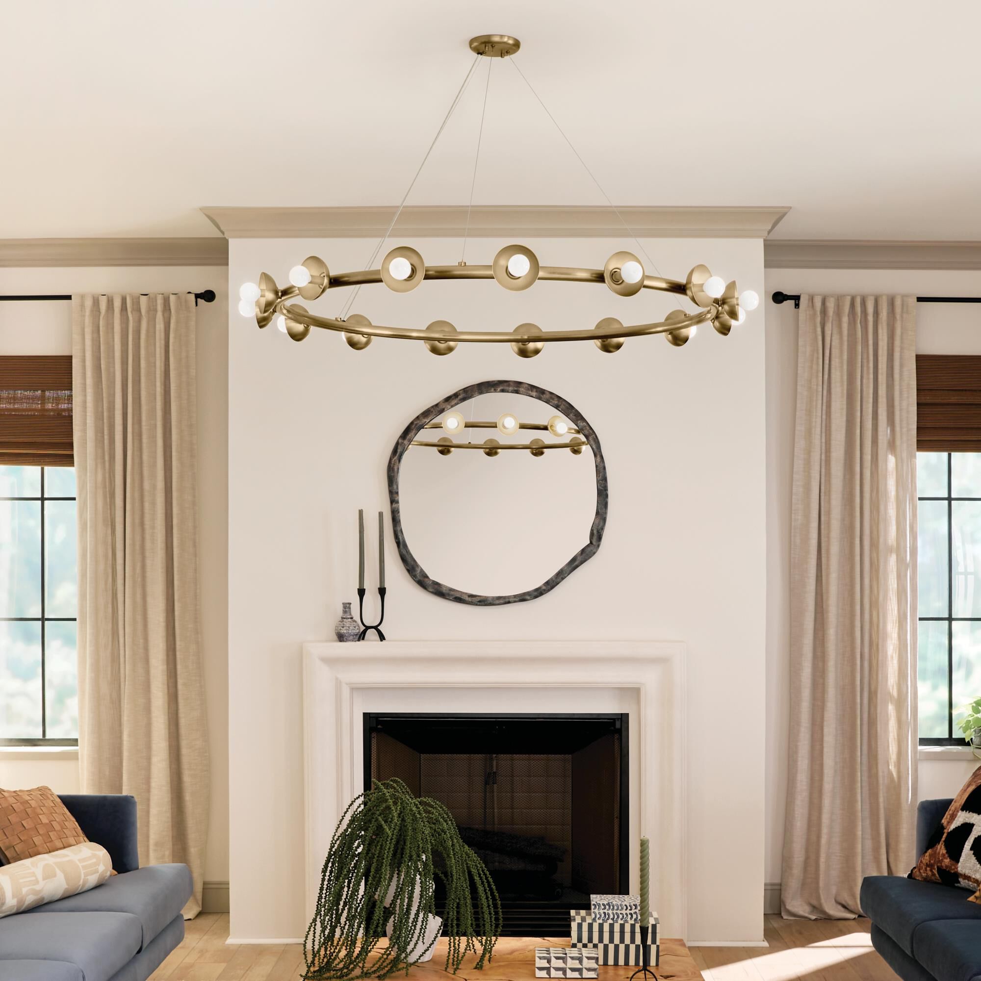 Shown in Champagne Bronze finish