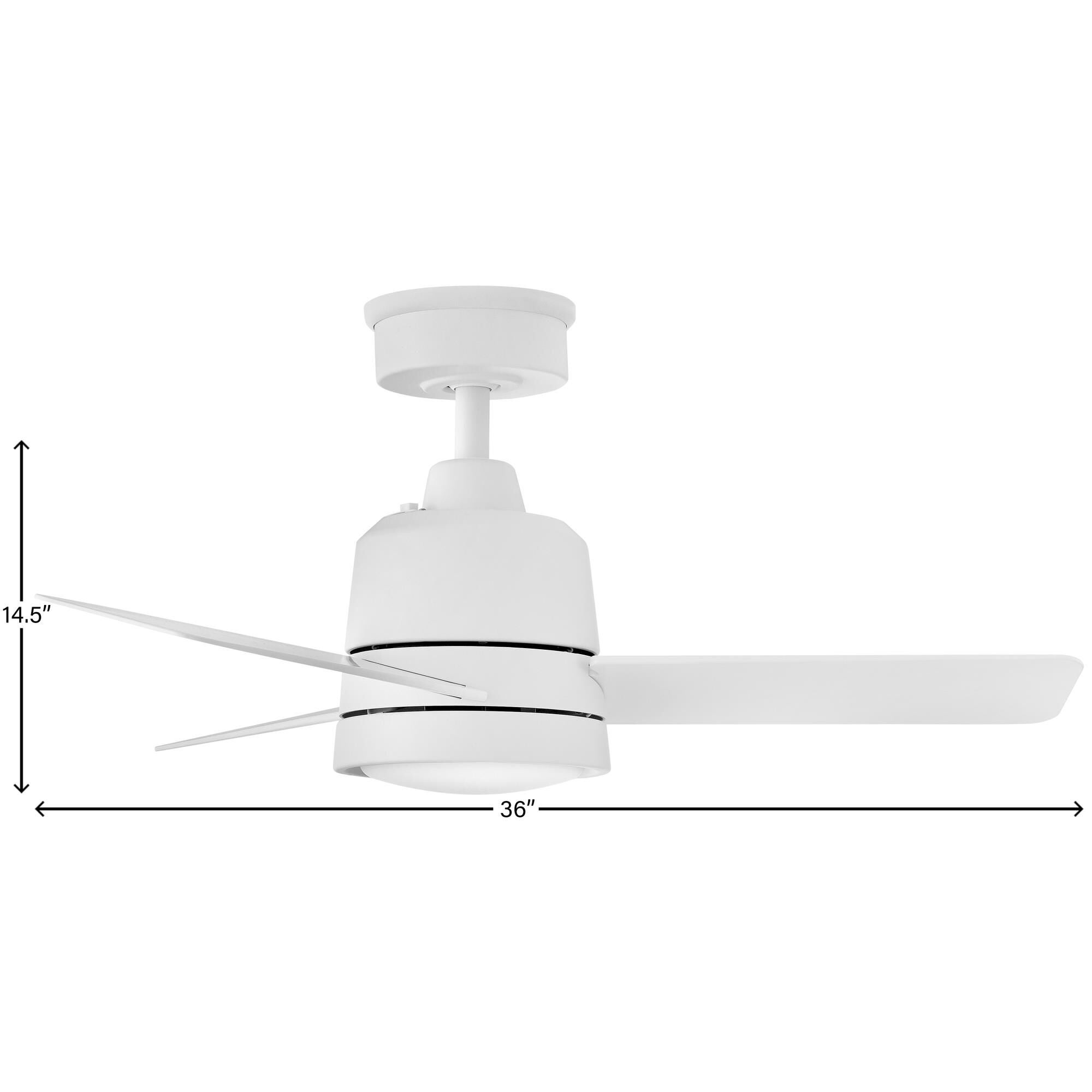 Shown in Matte White finish and White Frosted glass