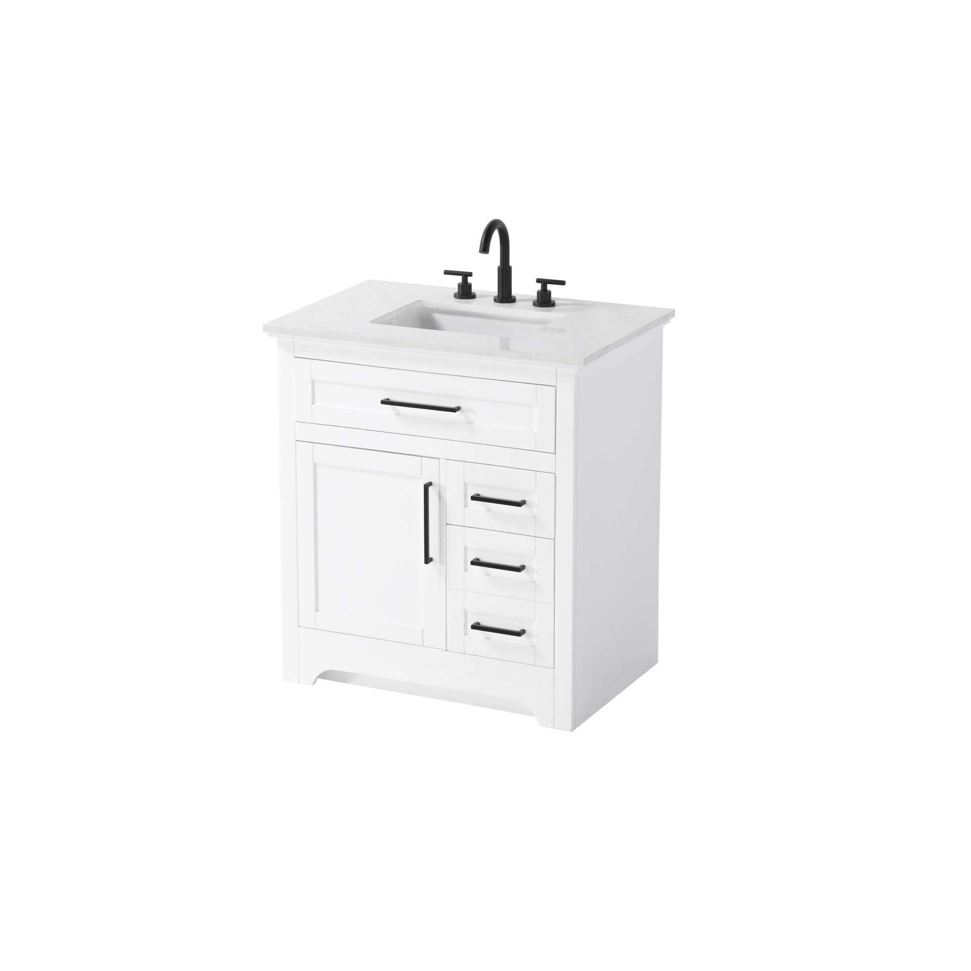 Shown in White finish