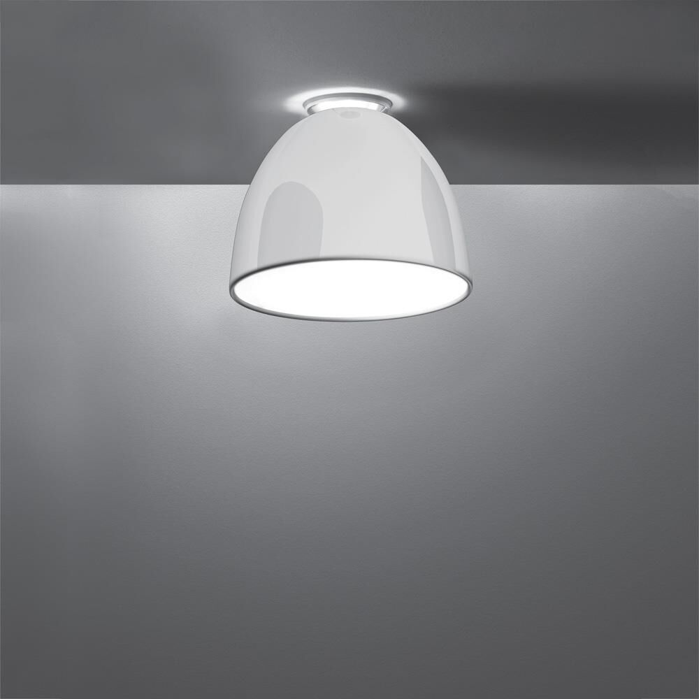 Ernesto Gismondi Nur 14 Inch 1 Light LED Semi Flush Mount by Artemide