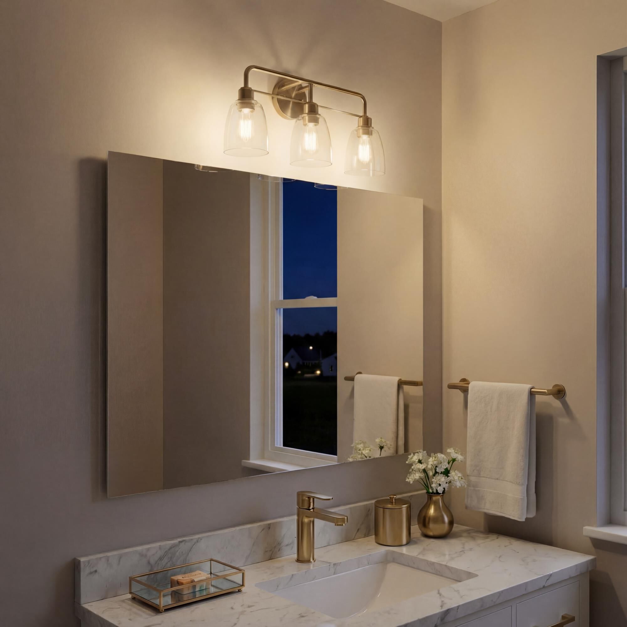 Meller 24 Inch 3 Light Bath Vanity Light by Kichler Lighting