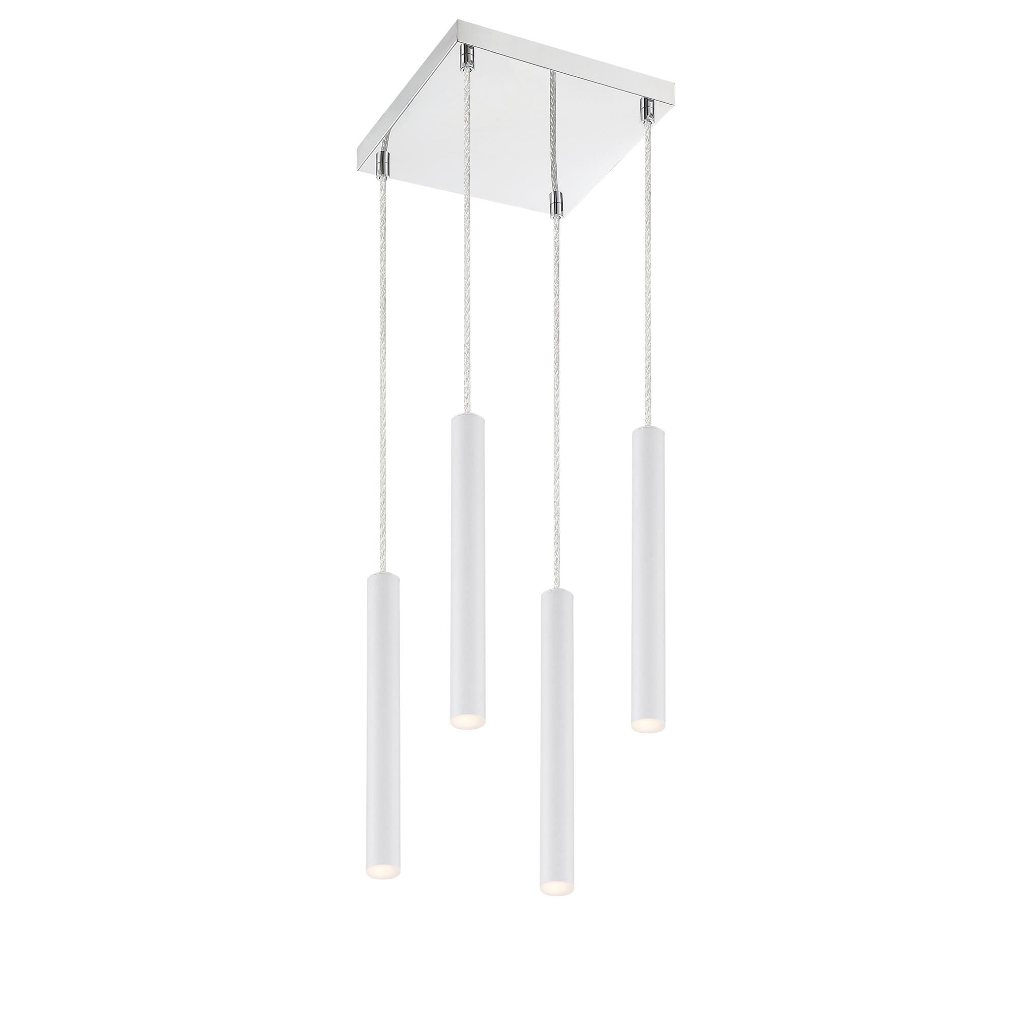 Shown in Chrome finish and Steel glass and Steel shade