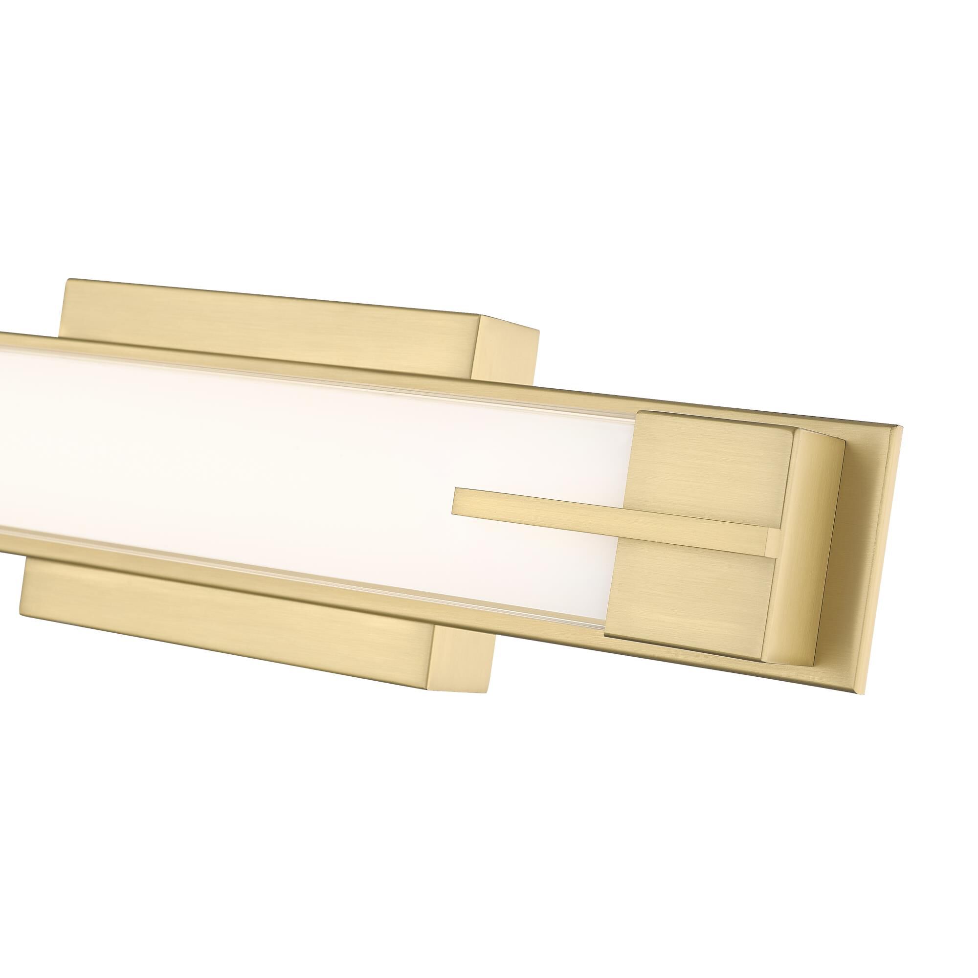 Shown in Modern Gold finish and Gloss Opal glass and Gloss Opal shade