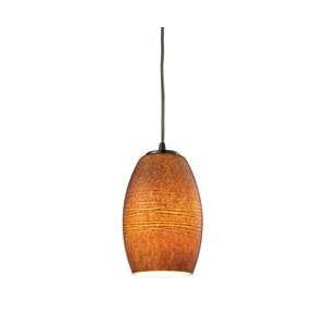 Shown in Satin Nickel finish and Textured Brown glass