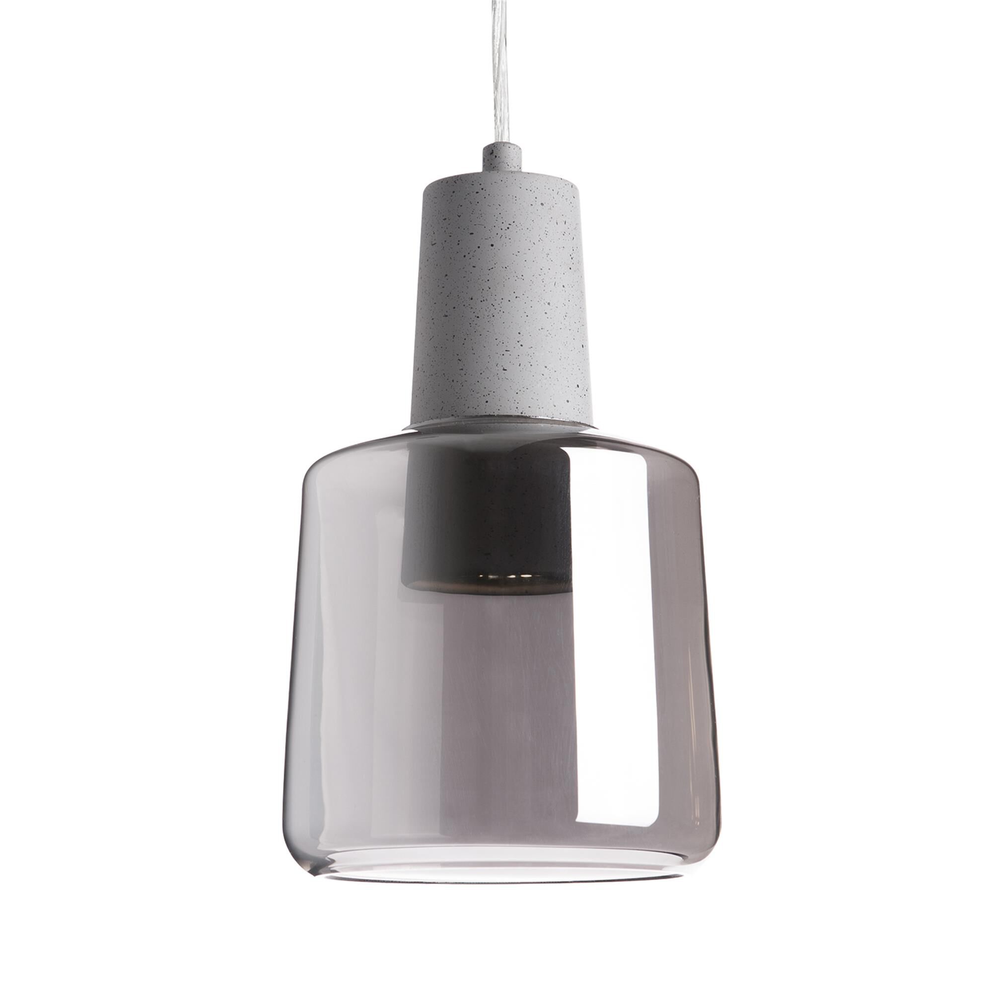 Shown in Grey finish and Transparent Smoked glass
