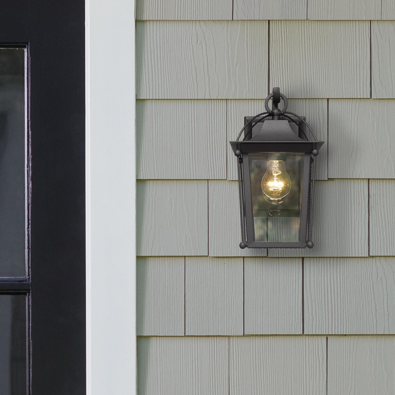 Golden Lighting Brigham 12 Inch Tall Outdoor Wall Light