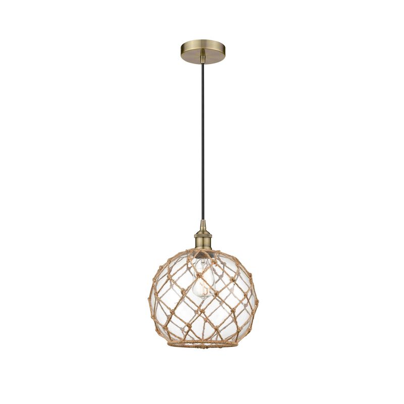 Innovations Lighting Bruno Marashlian Farmhouse Rope 10 Inch Mini Pendant