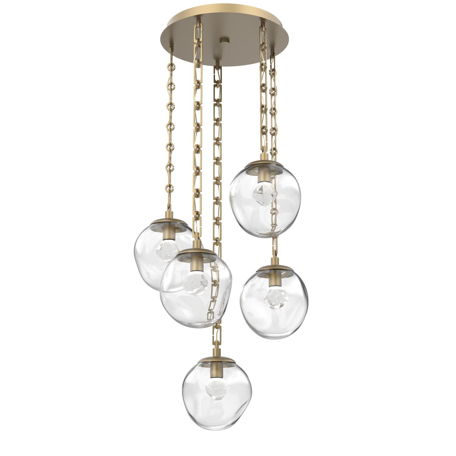 Levi Wilson Aster Led 24 Inch Multi Light Pendant by Hammerton Studio