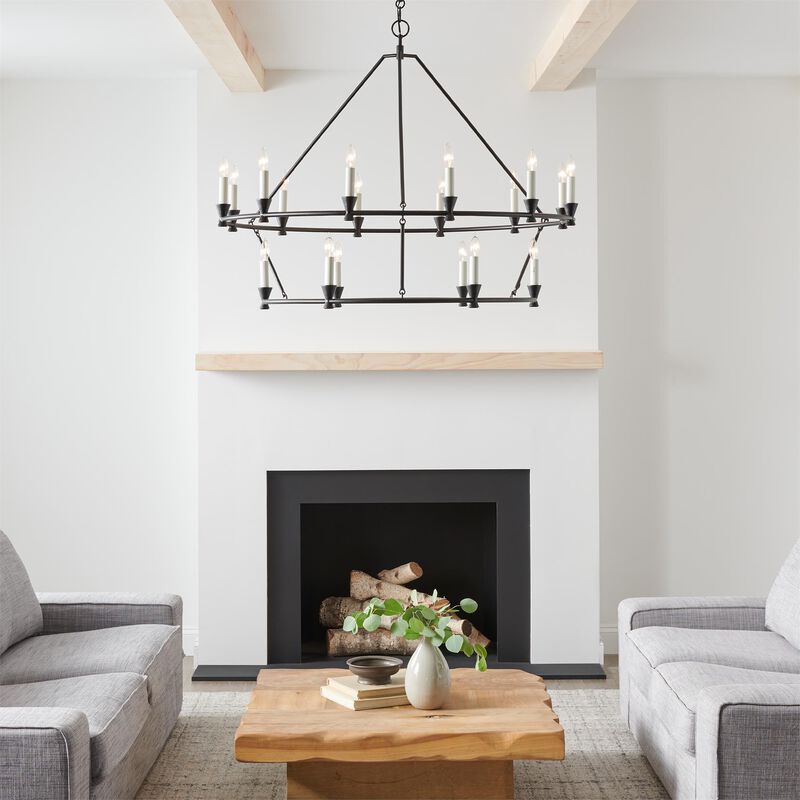 Chapman & Myers Keystone 49 Inch Chandelier by Visual Comfort Studio