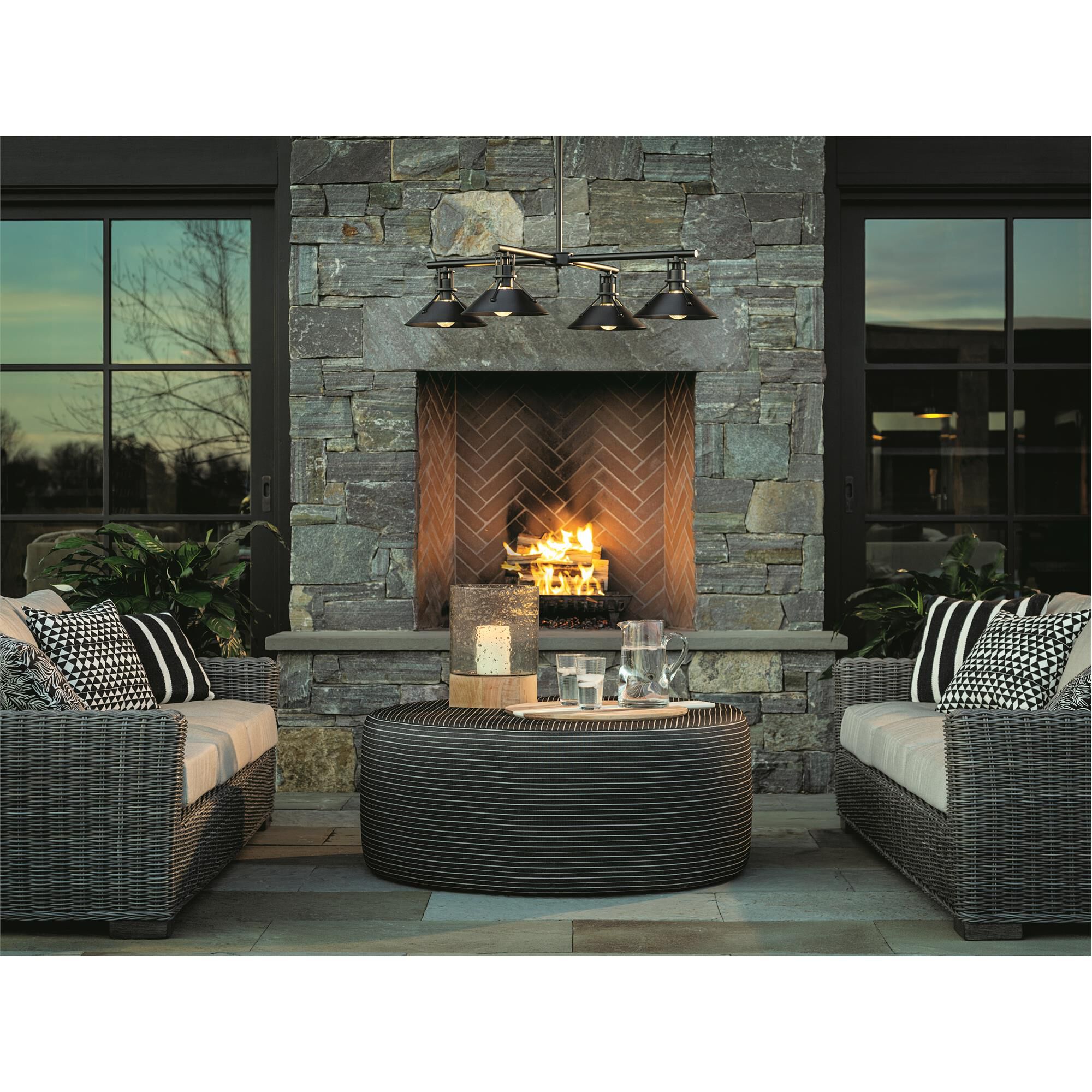 Shown in Coastal Black finish