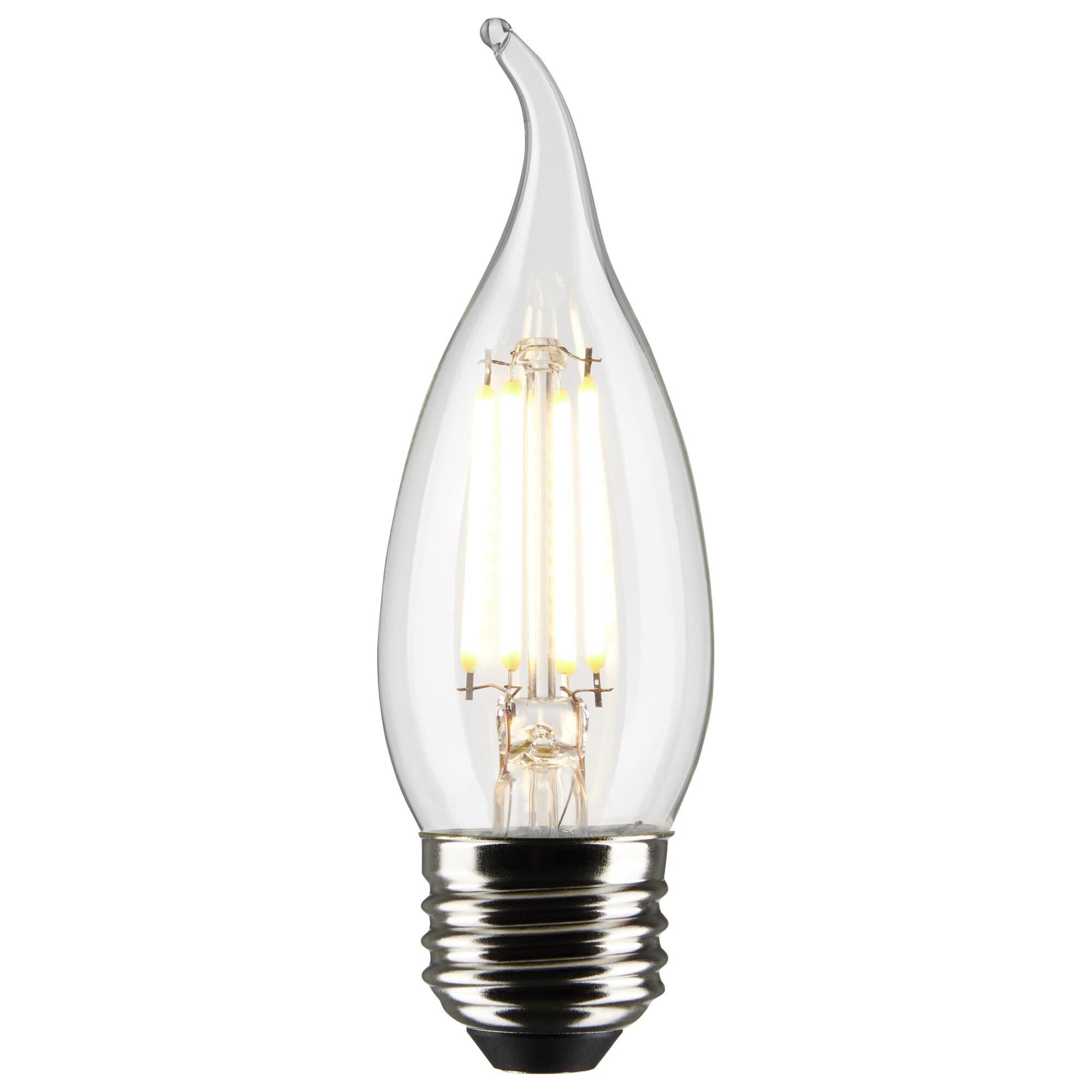 Dimmable 3 Watt 2700K B11 LED Light Bulb by Satco