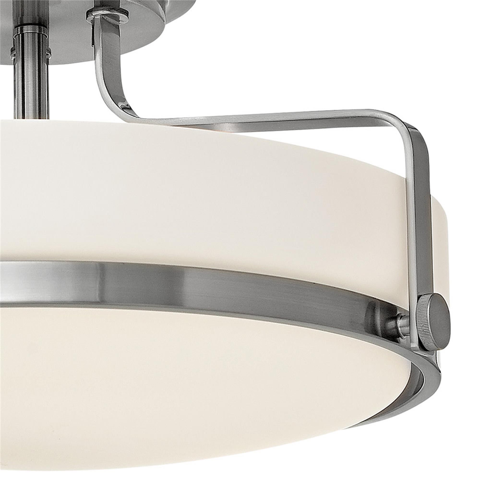 Harper 18 Inch 3 Light Semi Flush Mount,
