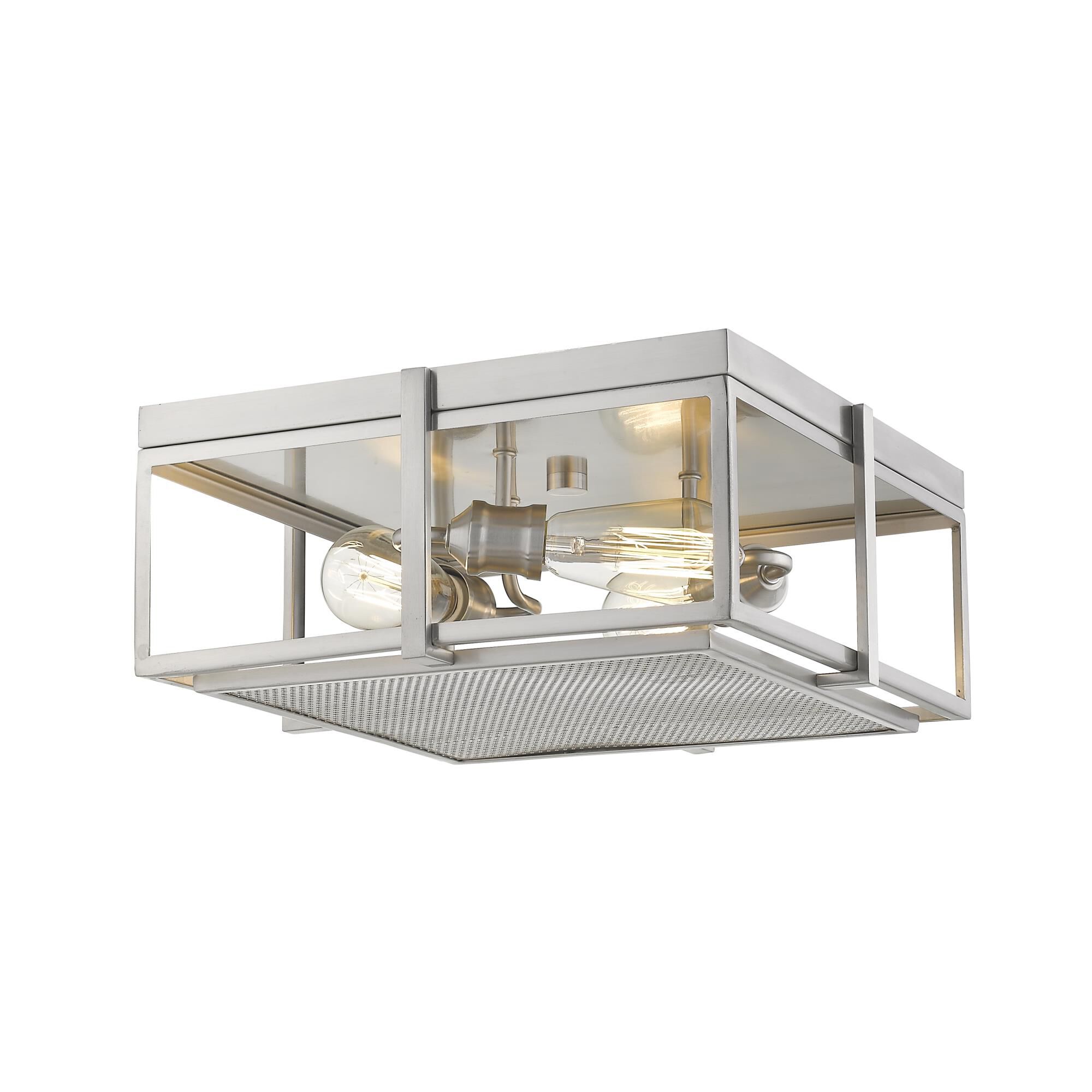 Shown in Brushed Nickel finish and --- glass and --- shade