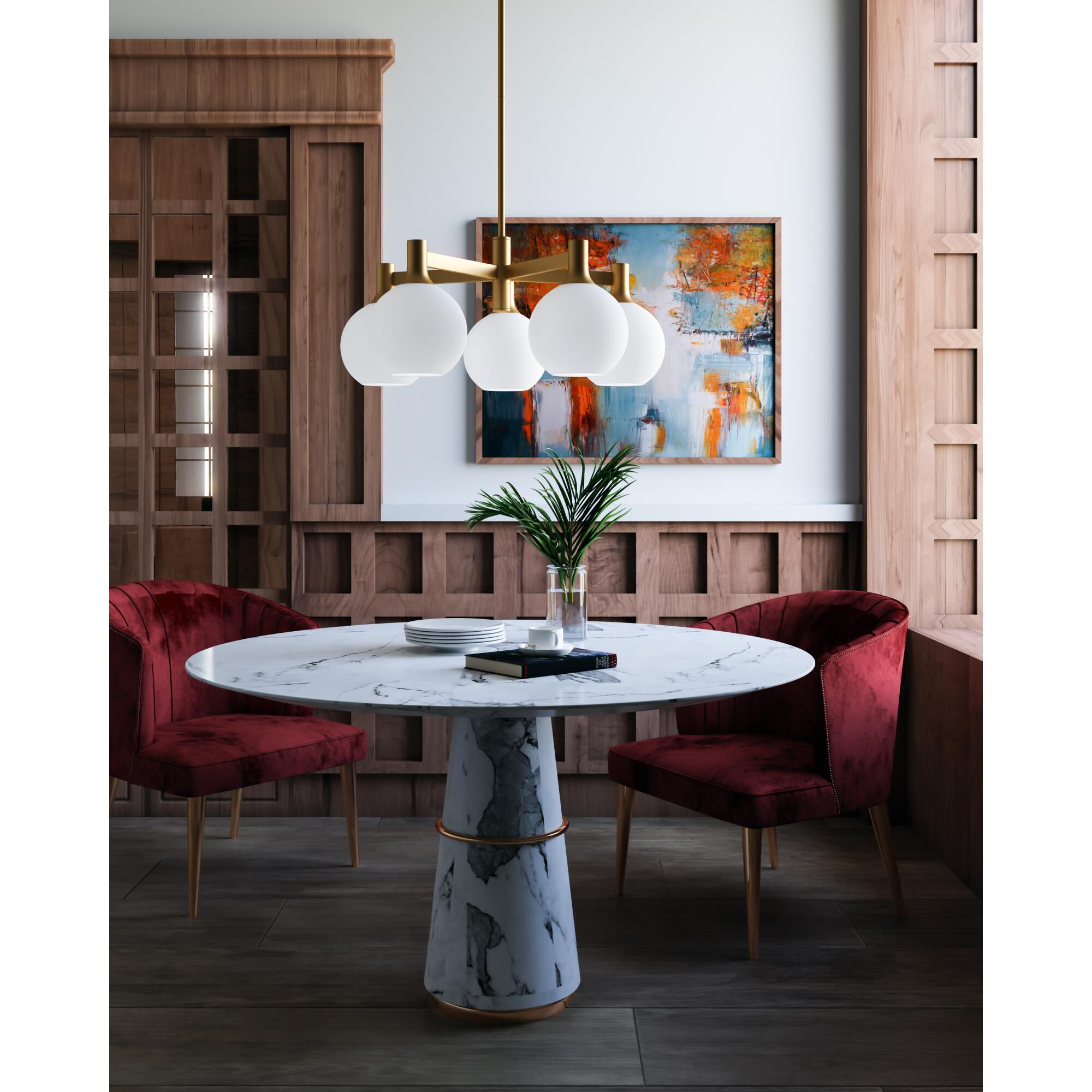 Castilla 6 Light Chandelier by Alora Mood