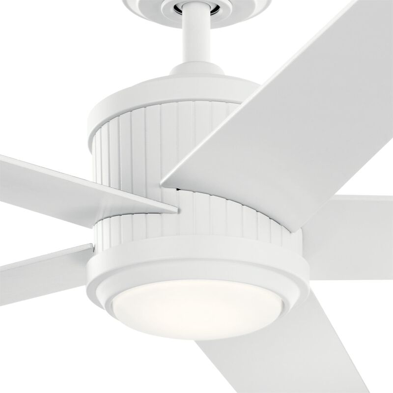 Brahm 56 Inch Ceiling Fan with Light Kit by Kichler