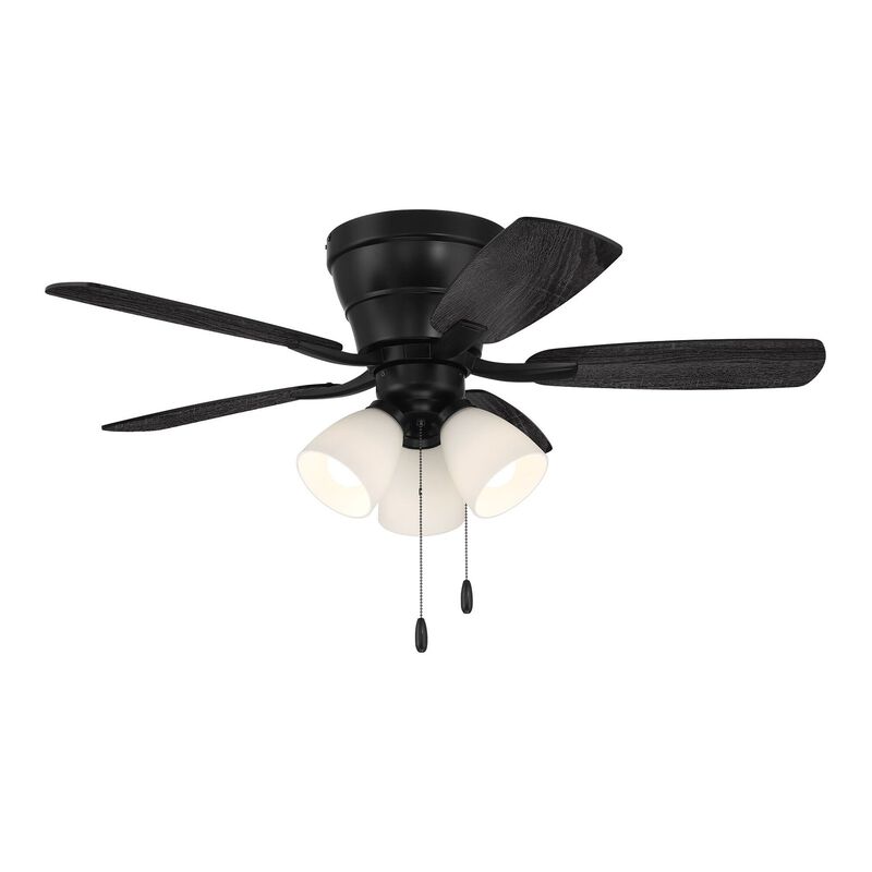 Wheeler 42 3-Light 42 Inch Flush Mount Fan with Light Kit by Craftmade