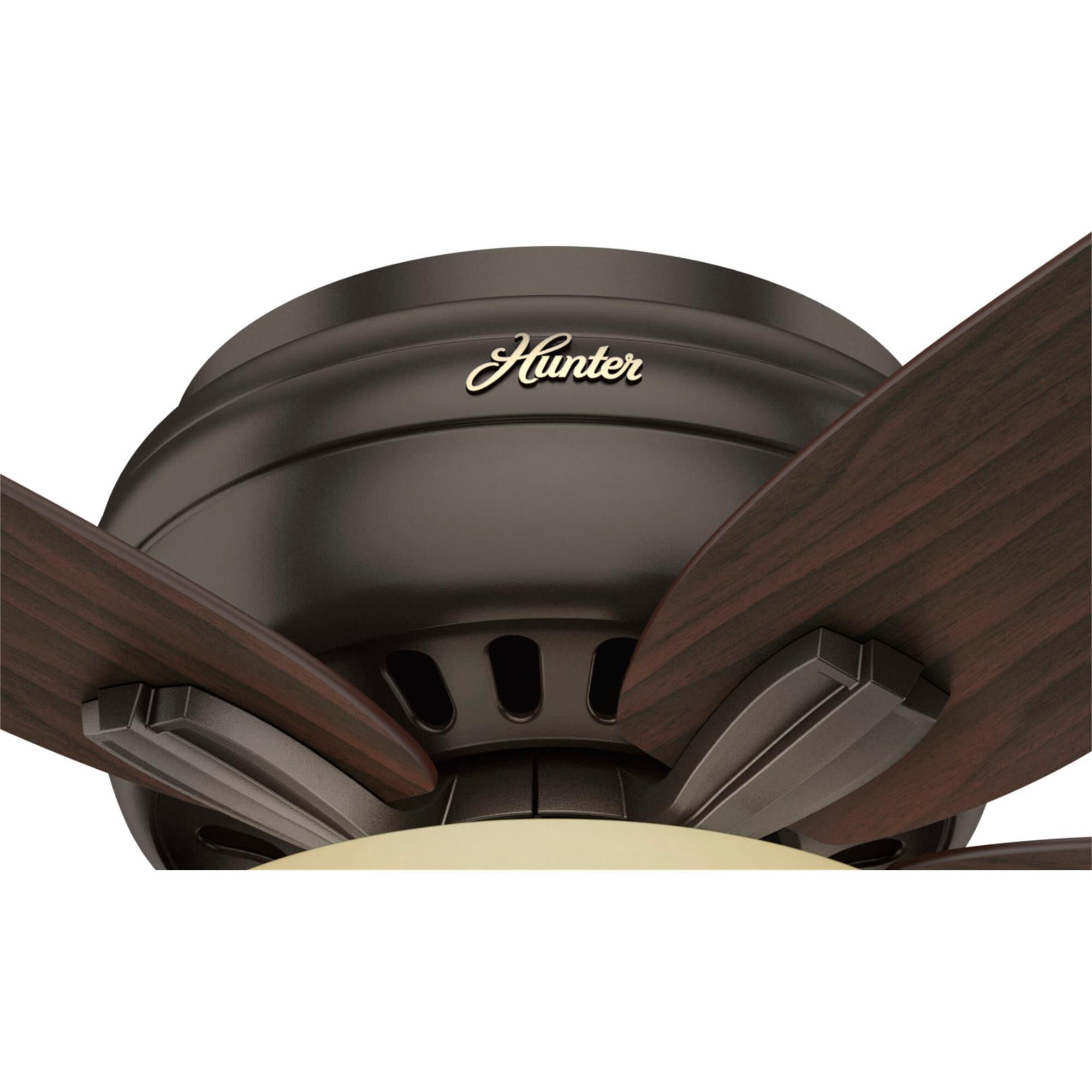 Newsome 42 Inch Flush Mount Fan with Light Kit,