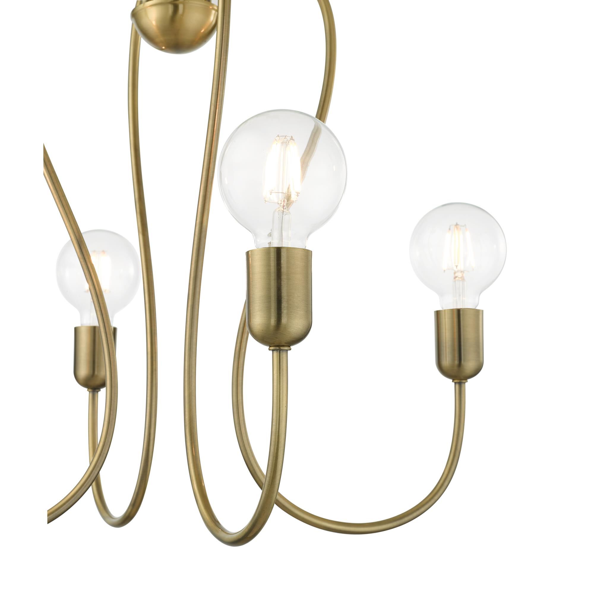 Shown in Antique Brass finish