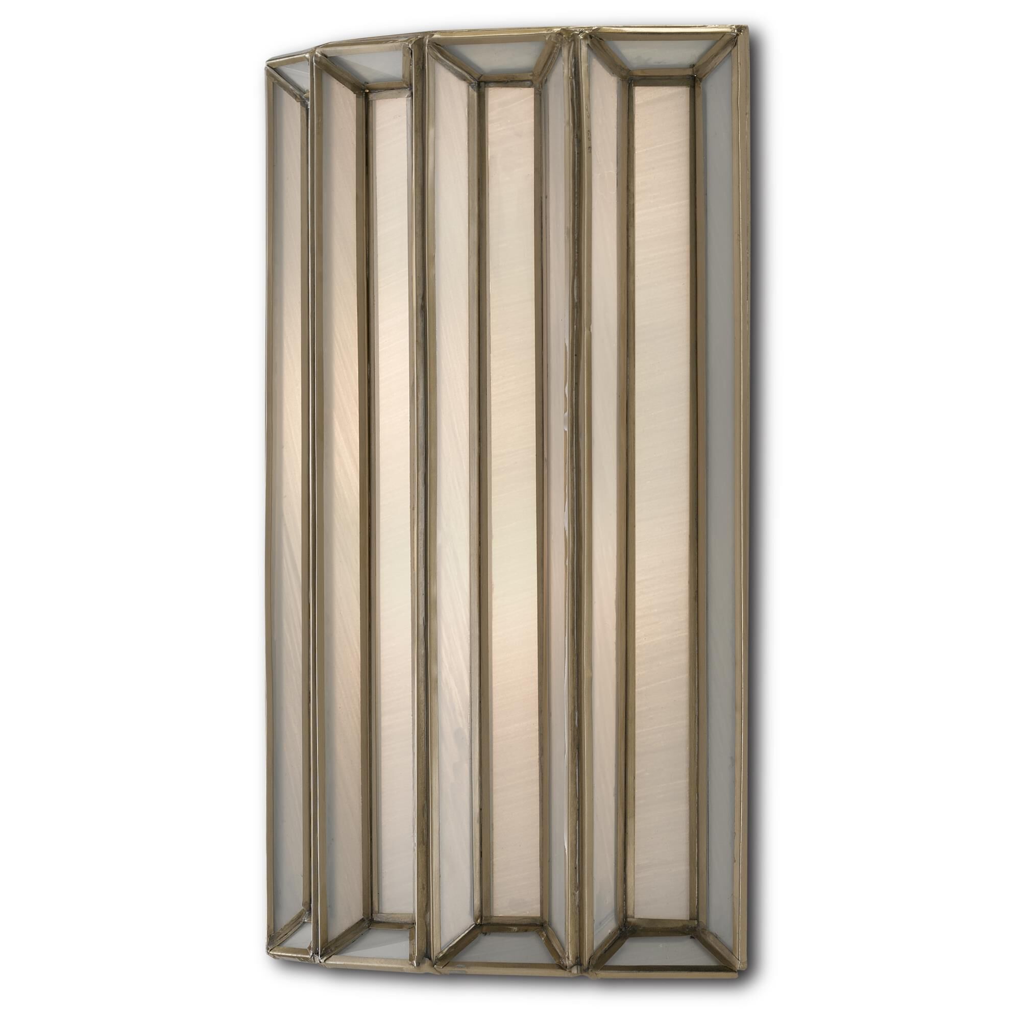 Shown in Antique Brass/White finish