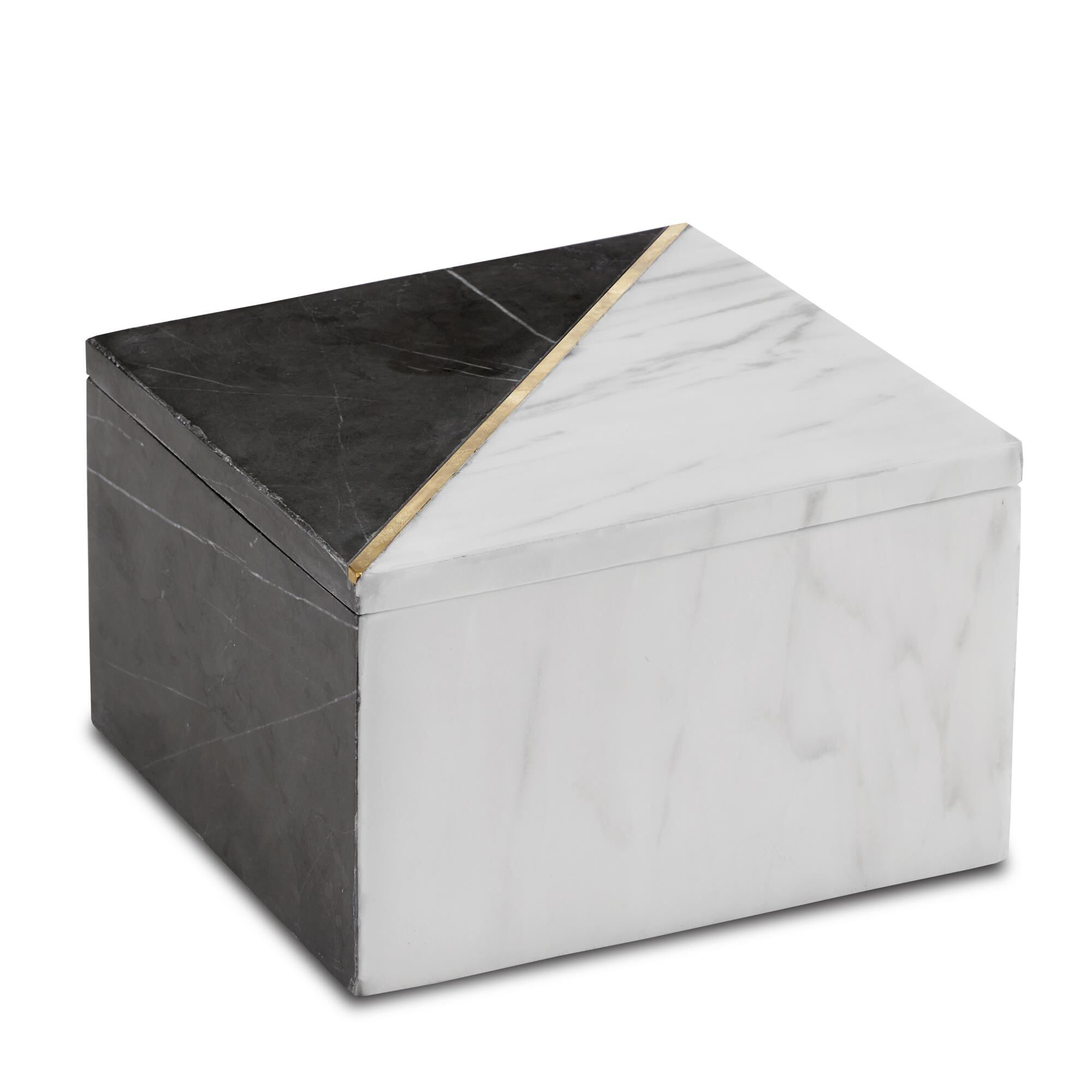 Deena Marble Box Accent Box by Currey and Company