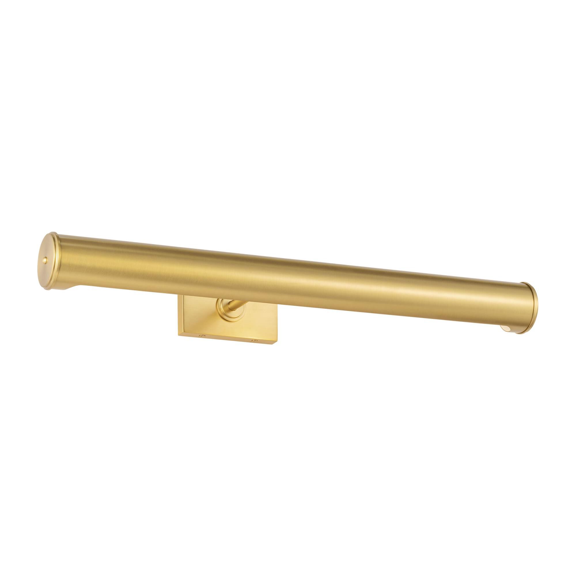 Shown in Burnished Brass finish and Burnished Brass shade