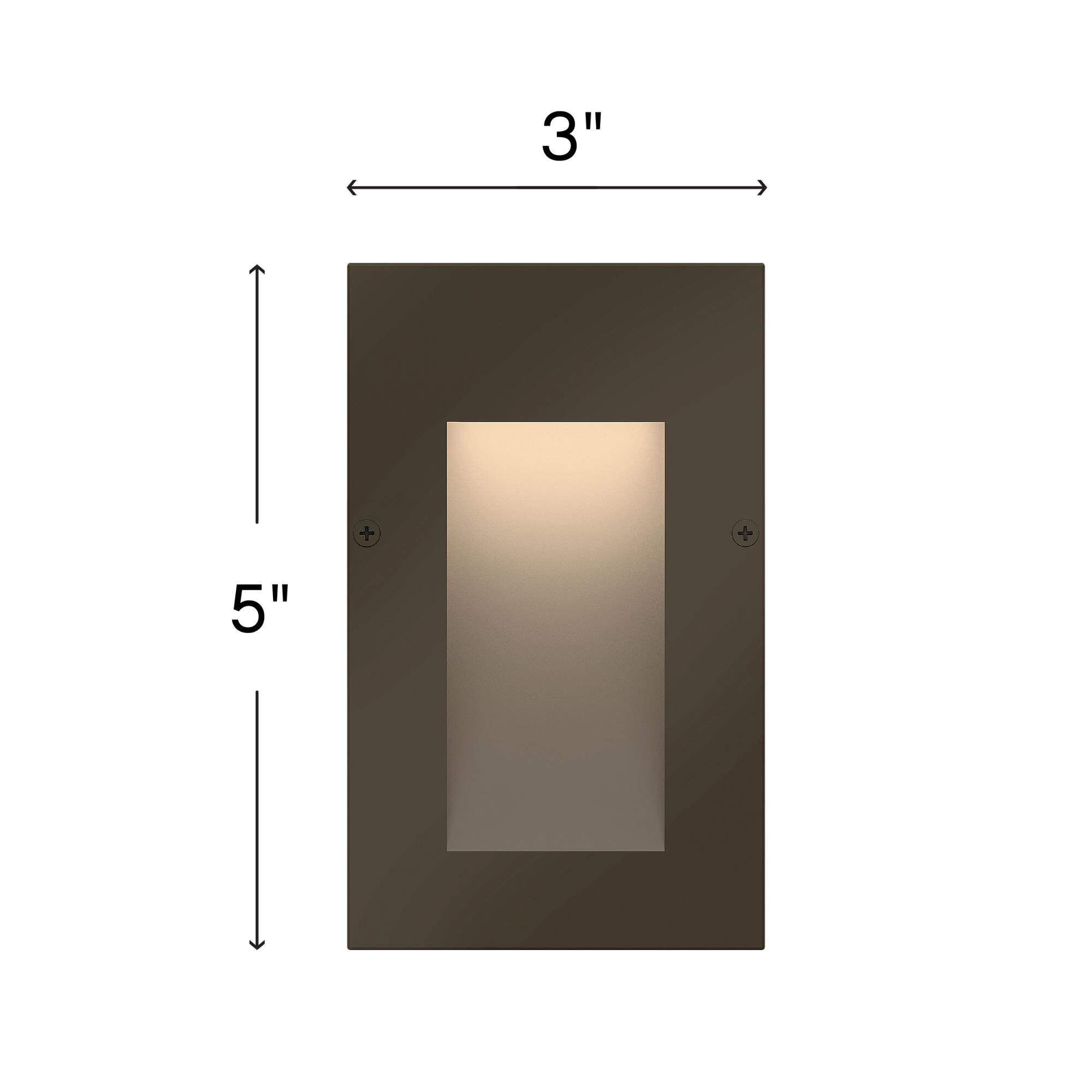 Shown in Bronze finish and Etched glass