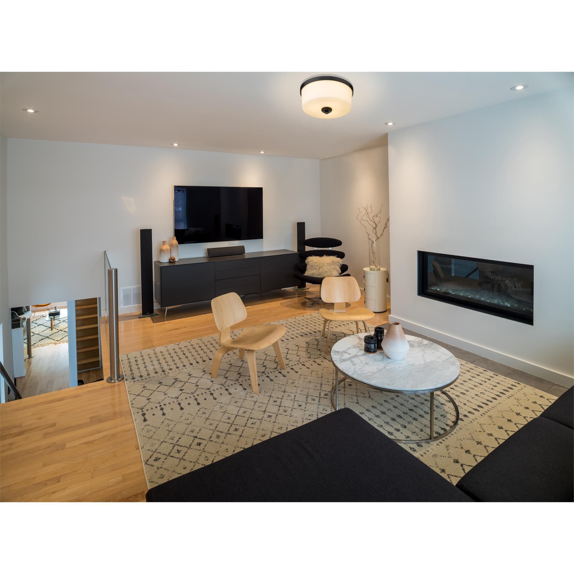 Arlington 14 Inch 3 Light Flush Mount by Z-Lite