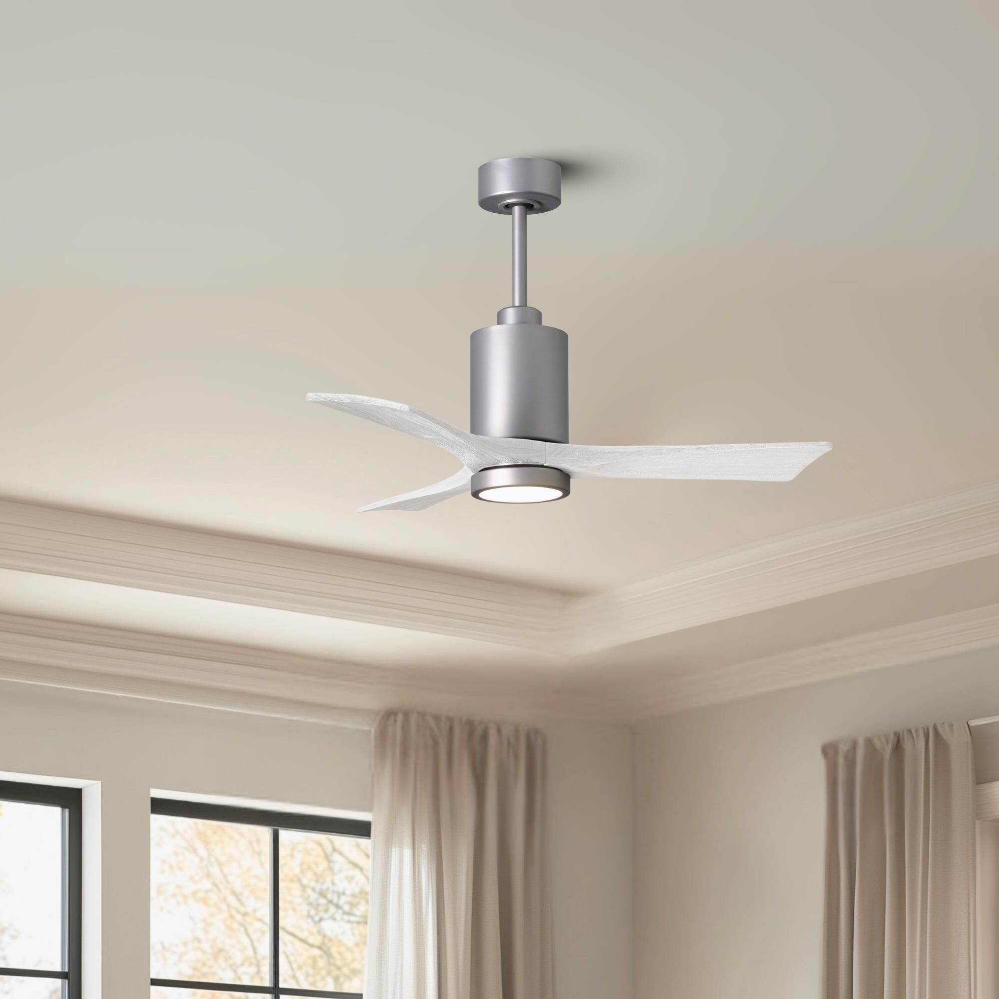 Patricia 42 Inch Ceiling Fan with Light Kit by Matthews Fan Company