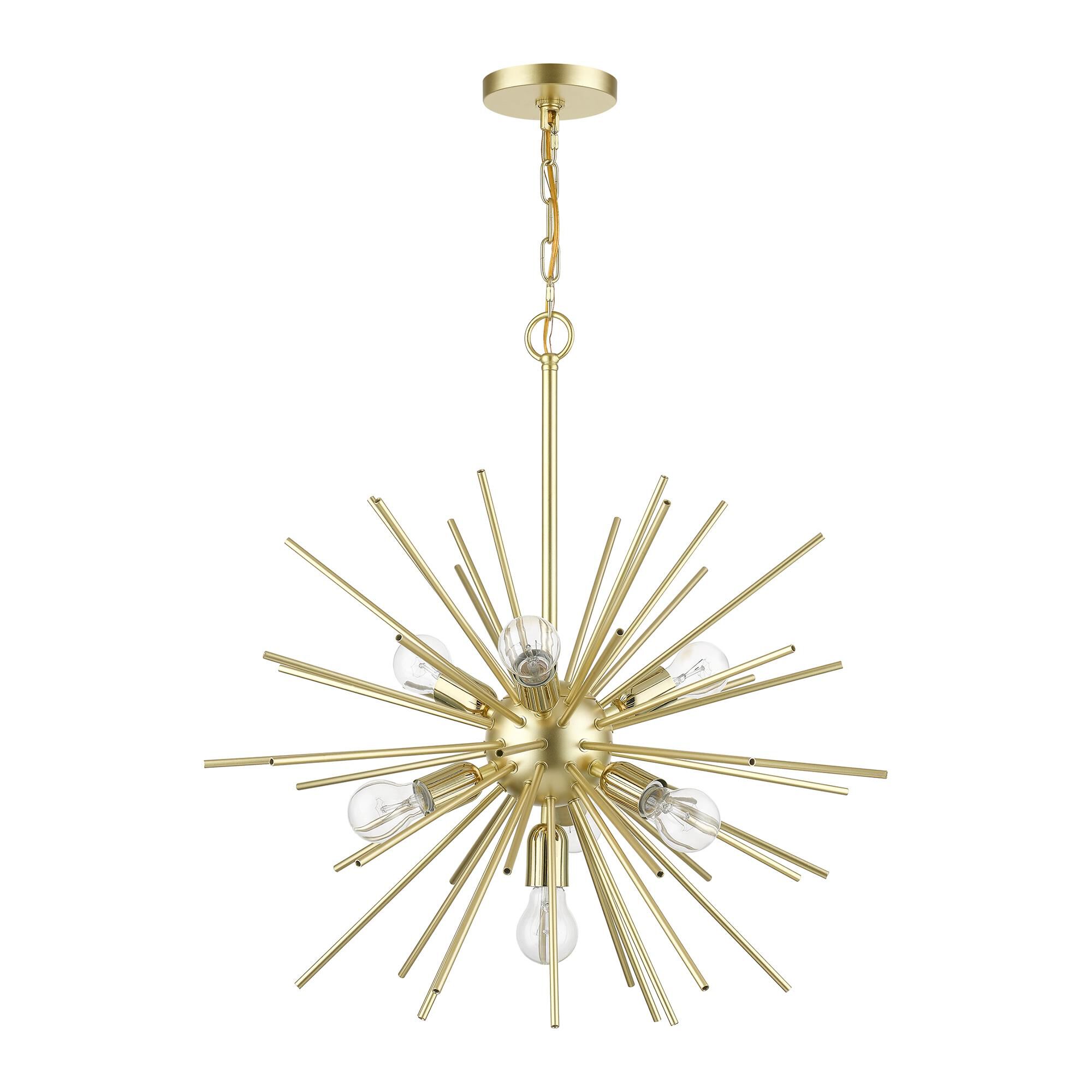 Tribeca 25 Inch 7 Light Chandelier by Livex Lighting