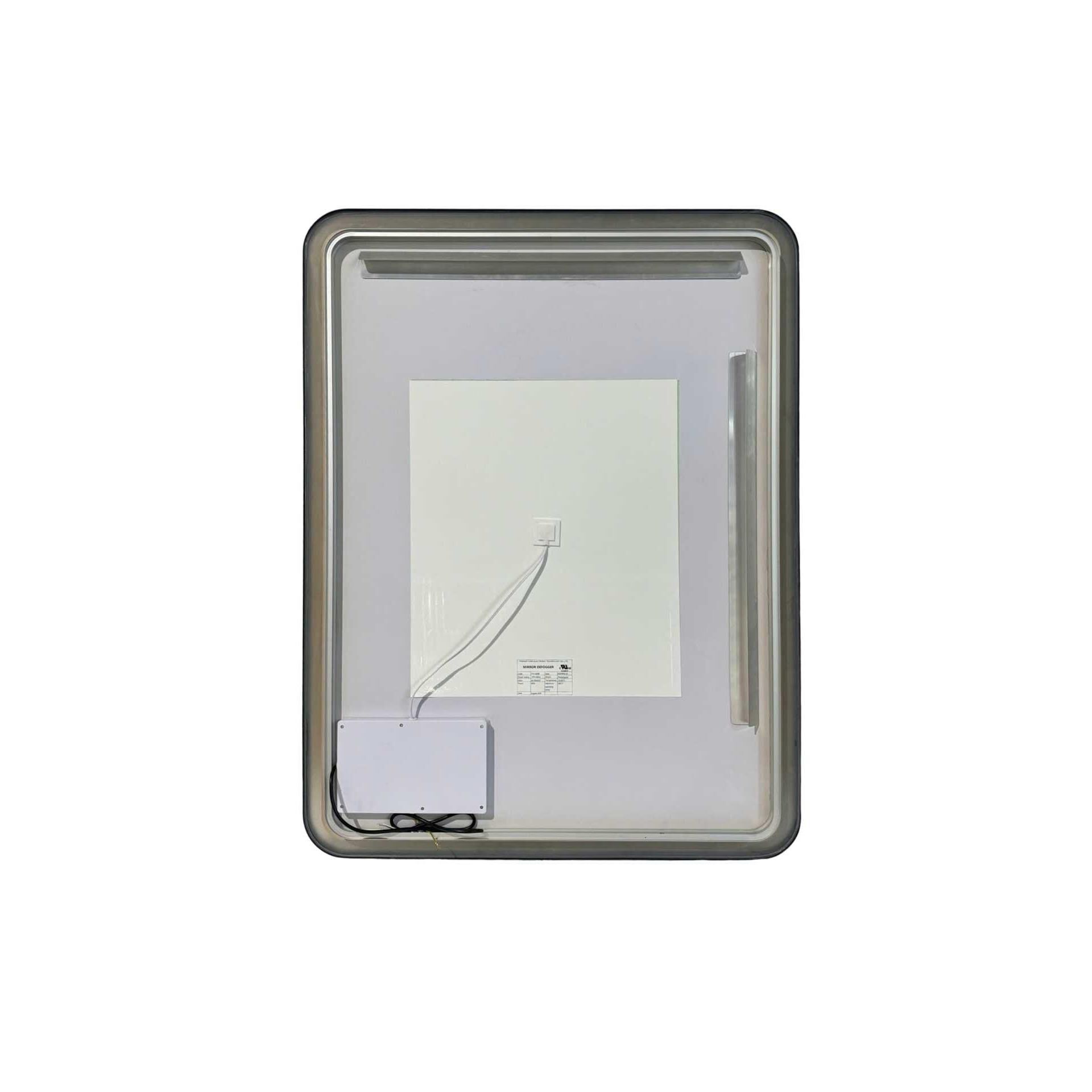 Harmoni 48 Inch Round LED Lighted Mirror by Elegant Decor