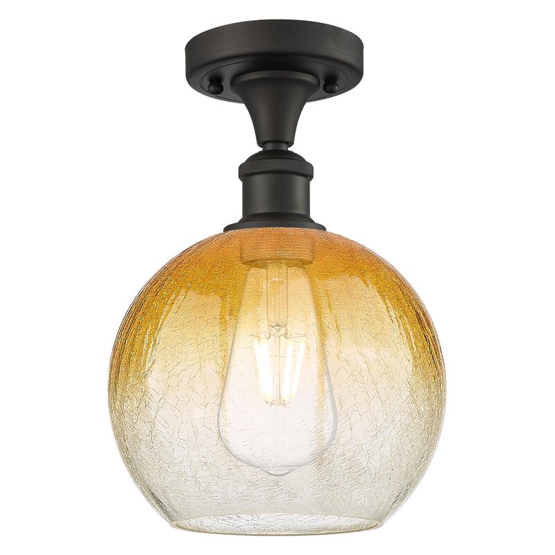 Bruno Marashlian Brookhaven Globe 8 Inch Semi Flush Mount by Innovations Lighting