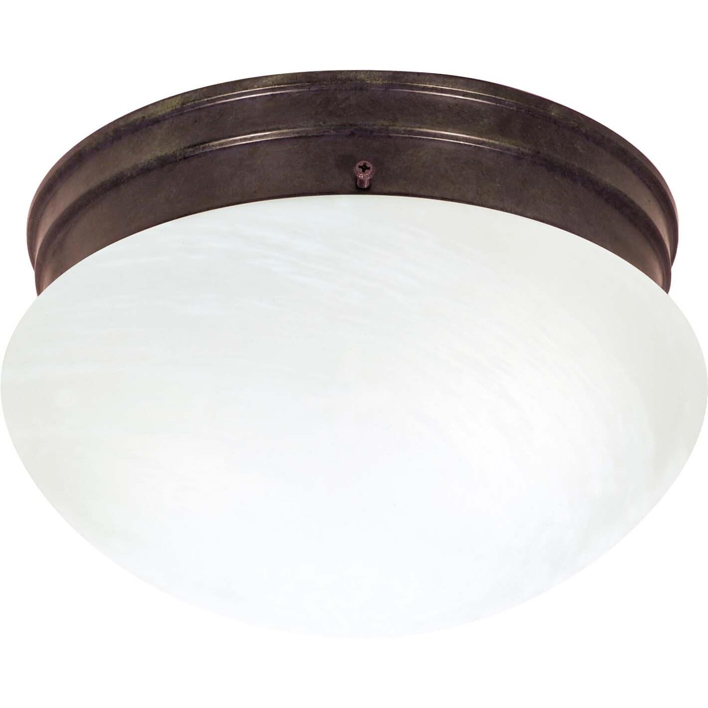 10 Inch 2 Light Flush Mount by Nuvo Lighting