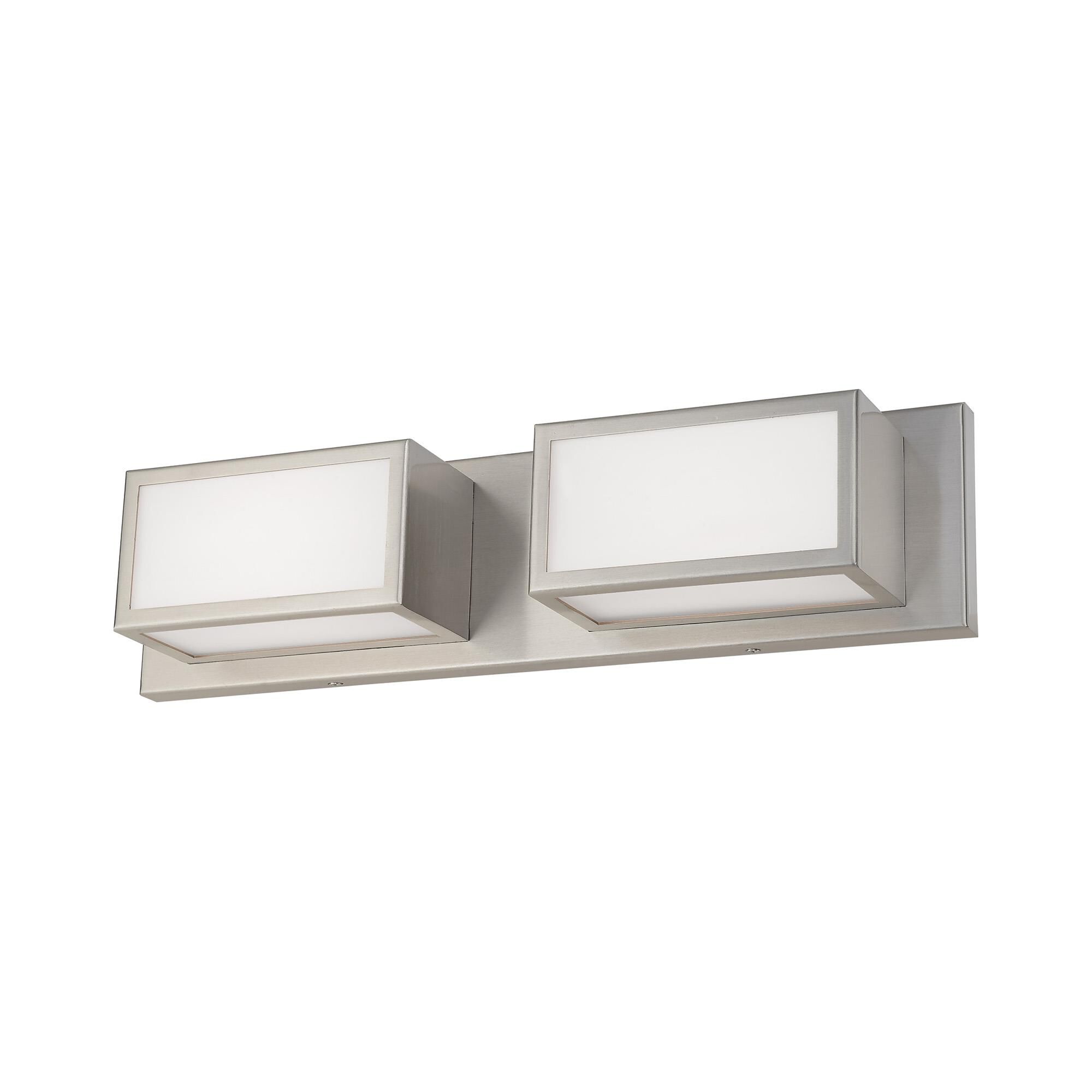 Shown in Brushed Nickel finish and Hand Blown Satin Opal White glass