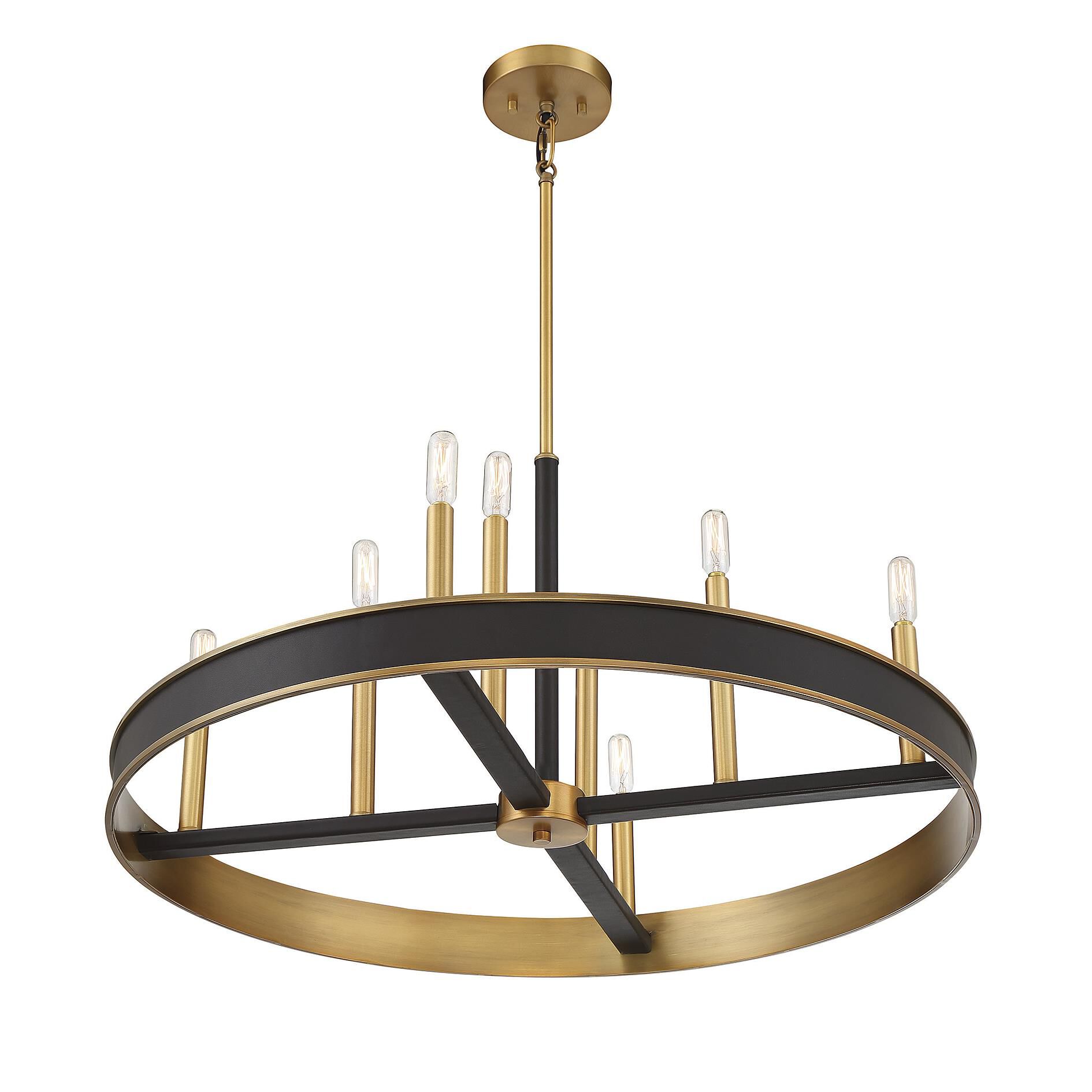 Chaucer 30 Inch 8 Light Chandelier by Savoy House