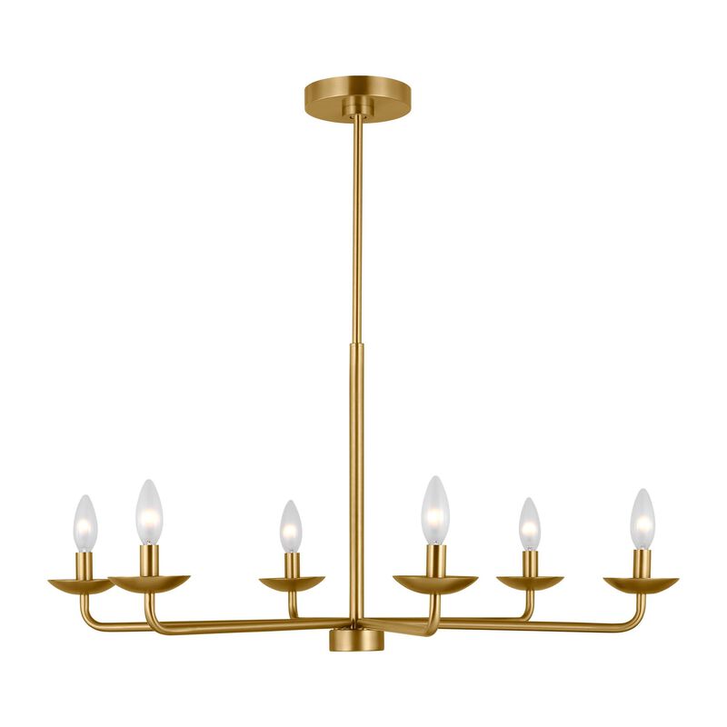 Drew & Jonathan Scott Albion 34 Inch Chandelier by Visual Comfort Studio Collection