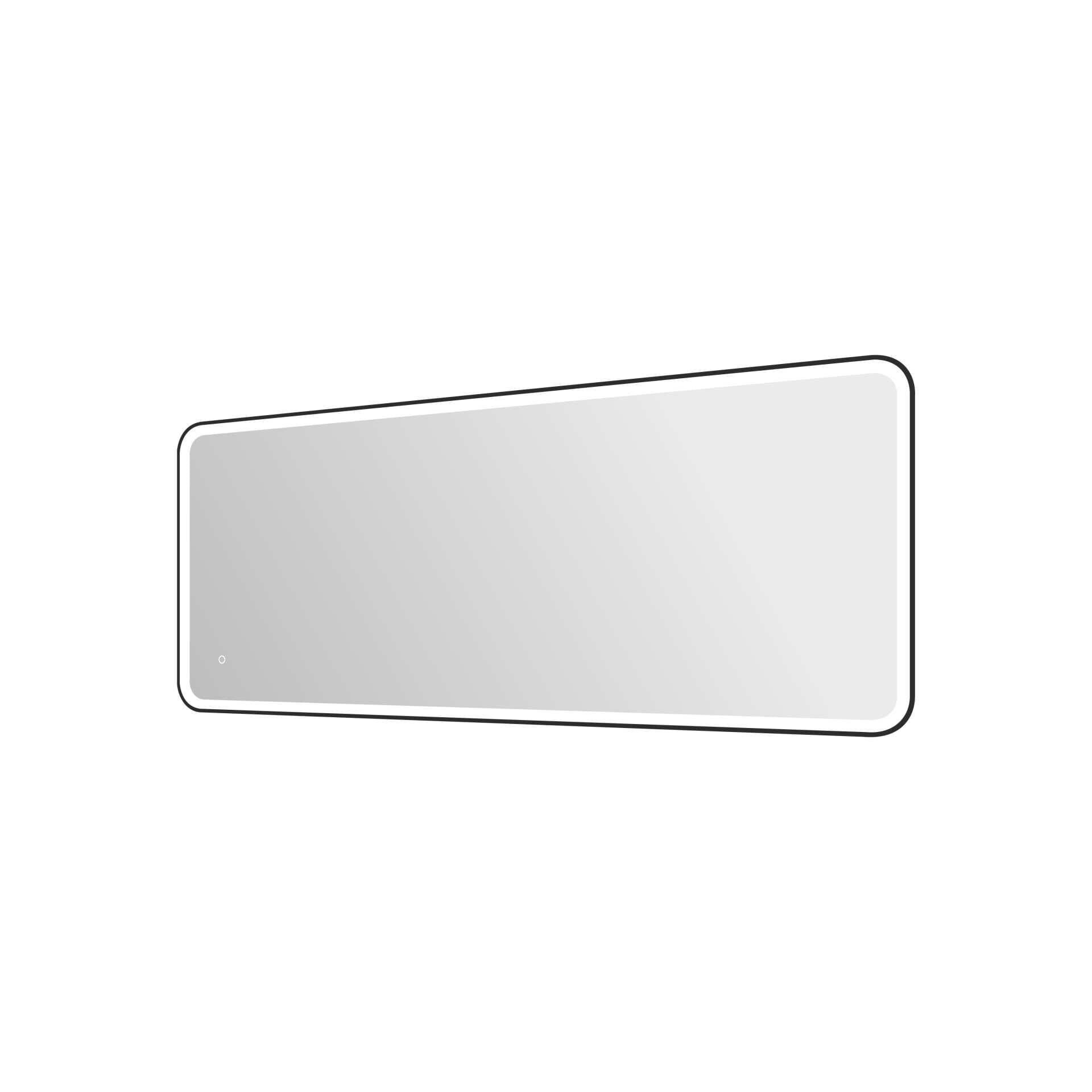Harmoni 72 Inch Rectangular LED Lighted Mirror by Elegant Decor