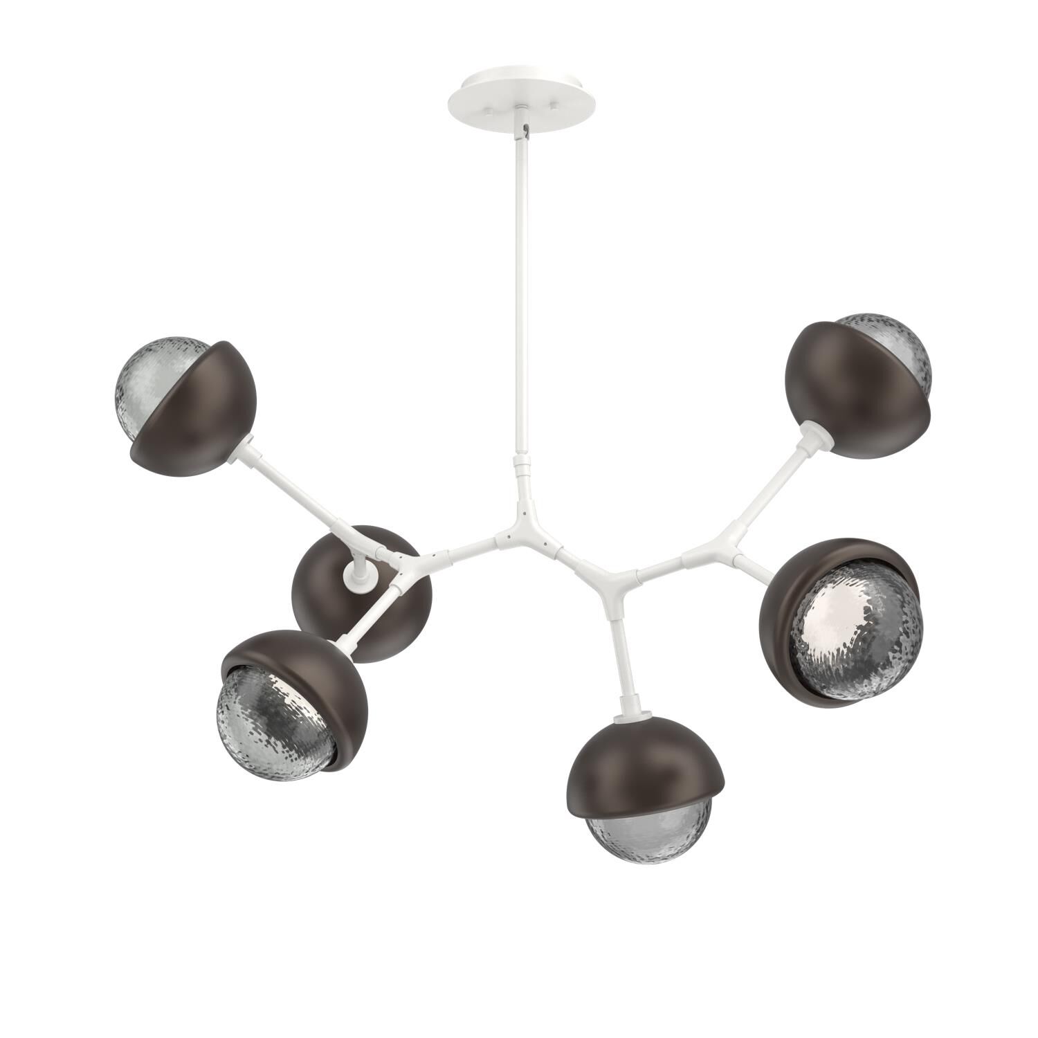 Levi Wilson Cabochon 31 Inch Linear Suspension Light by Hammerton Studio