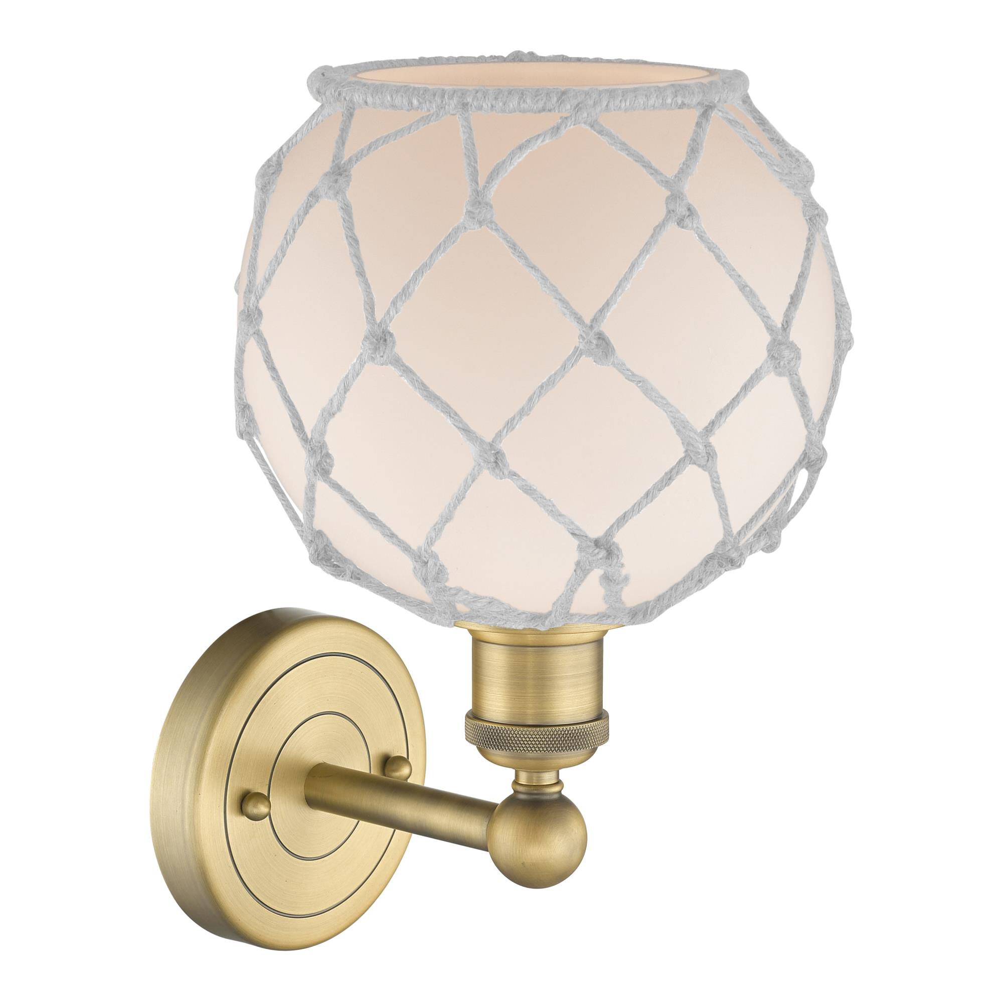 Bruno Marashlian Farmhouse Rope 12 Inch Wall Sconce by Innovations Lighting