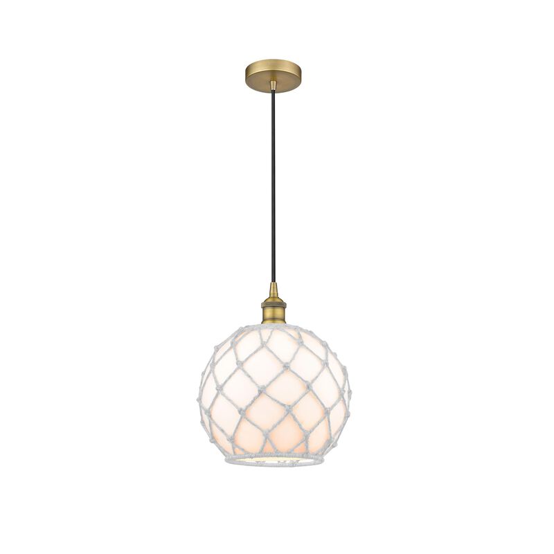 Innovations Lighting Bruno Marashlian Farmhouse Rope 10 Inch Mini Pendant