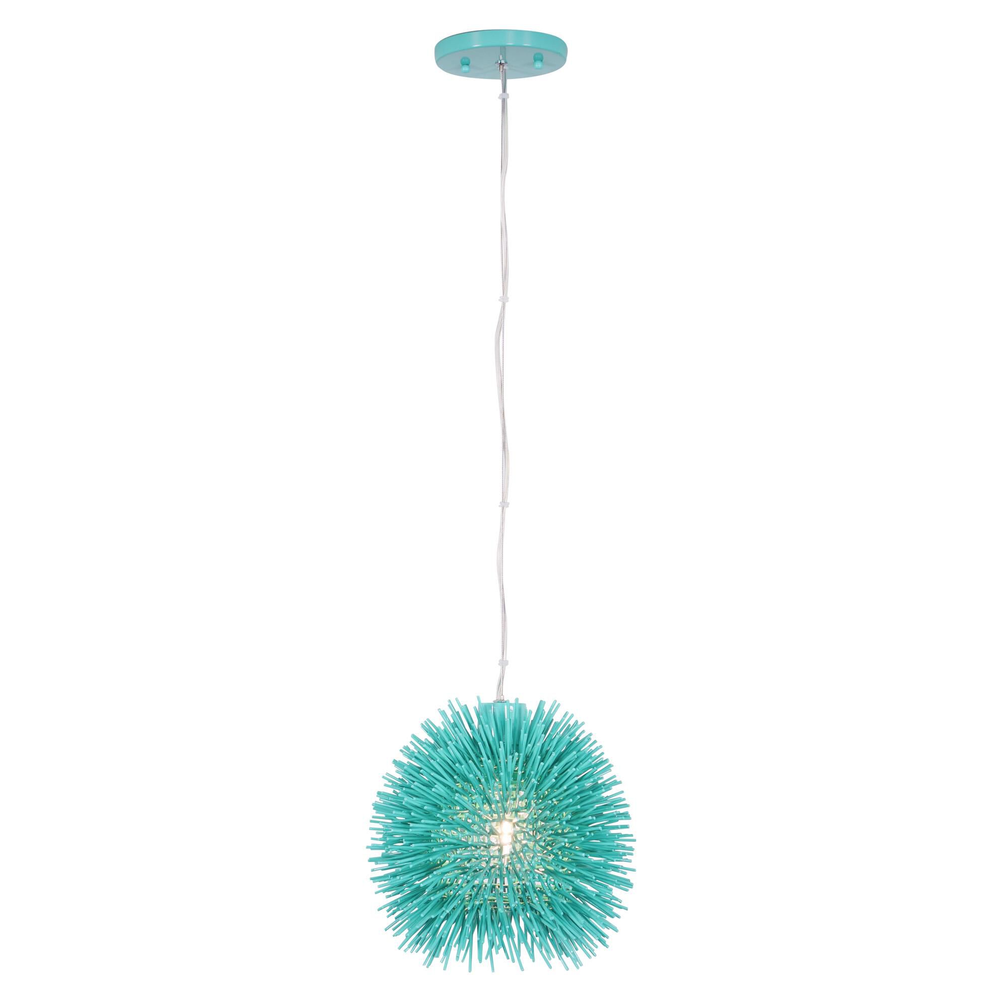 Shown in Aqua Velvet finish and Recycled Steel shade