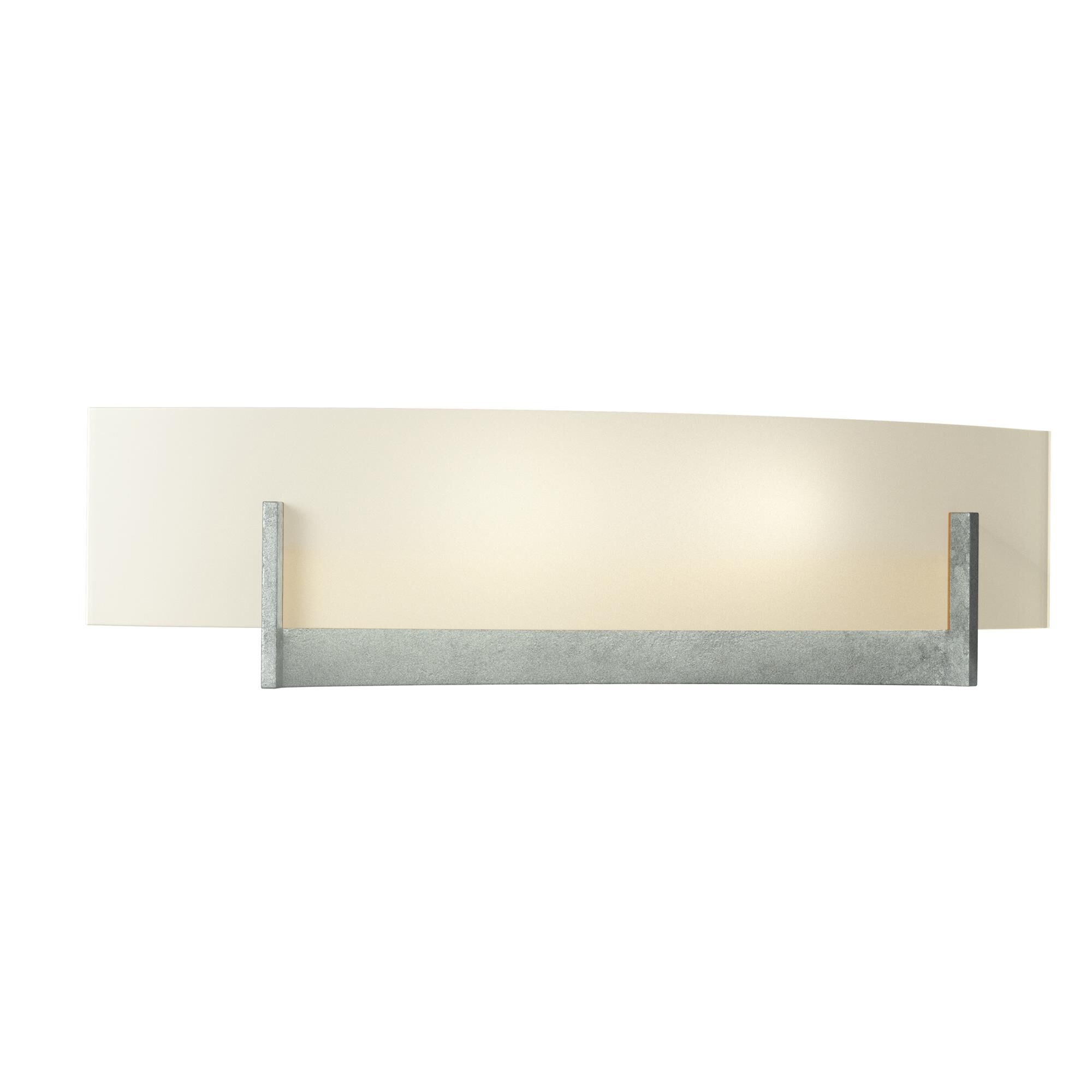 Shown in Vintage Platinum finish and Opal  glass
