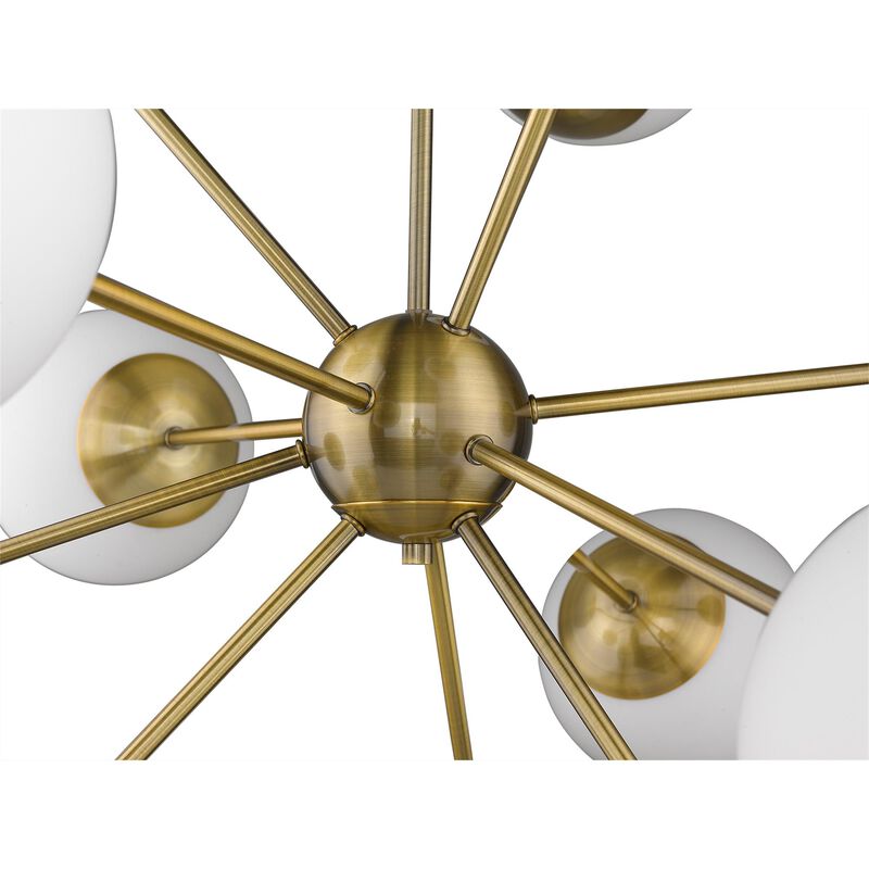 Solea 40 Inch 12 Light Chandelier by Trend Lighting