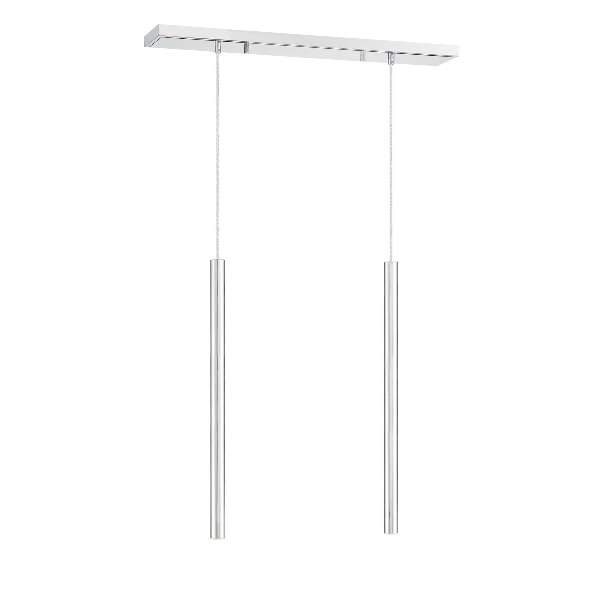 Shown in Chrome finish and Steel glass and Steel shade