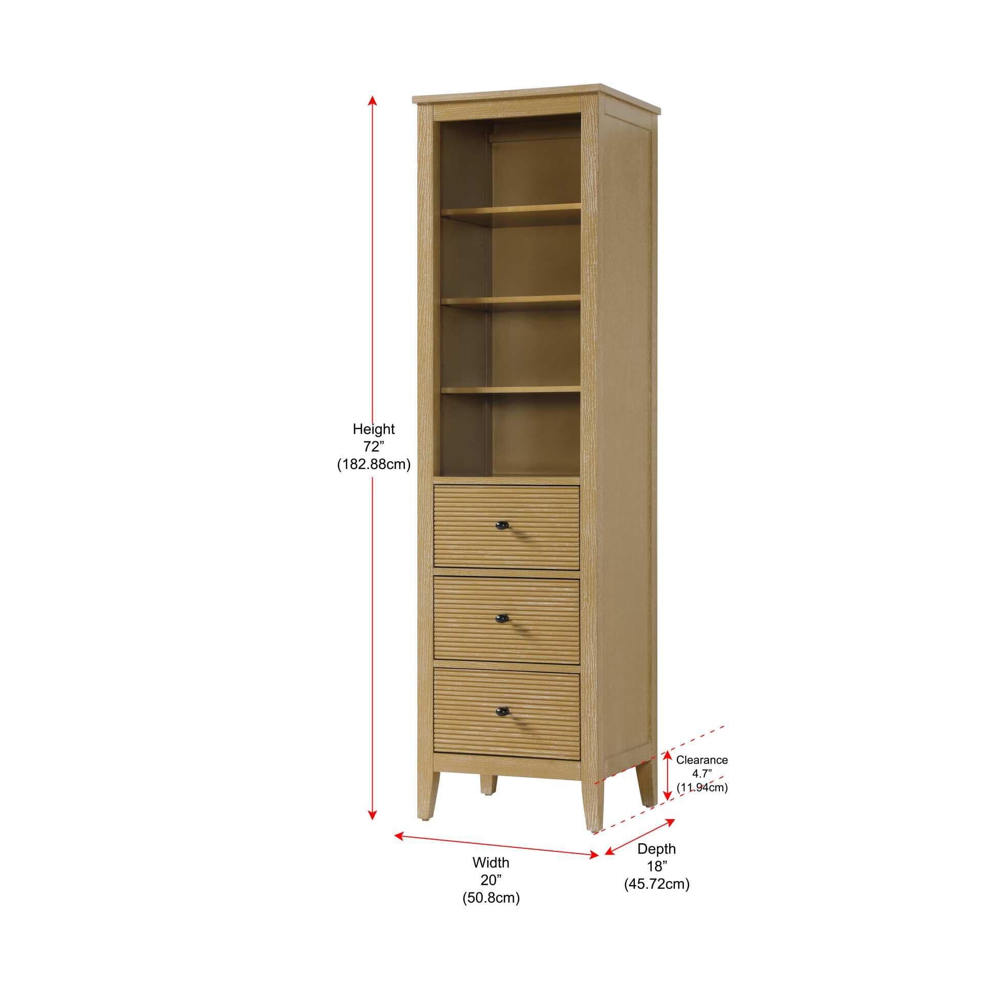 Blakely 72 Inch Storage Cabinet by Elegant Decor