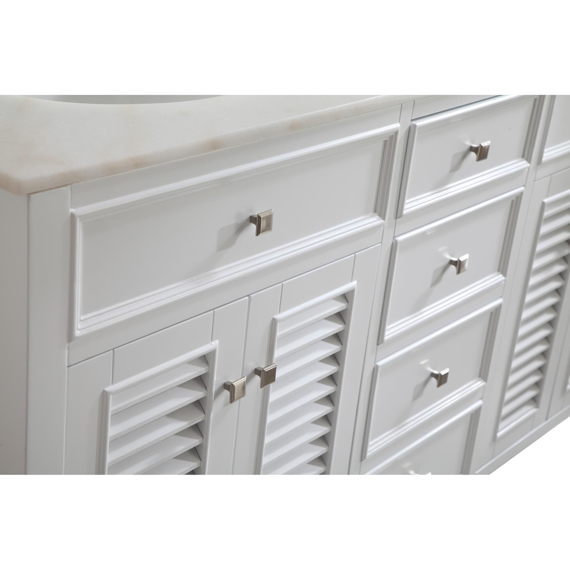 Shown in White finish