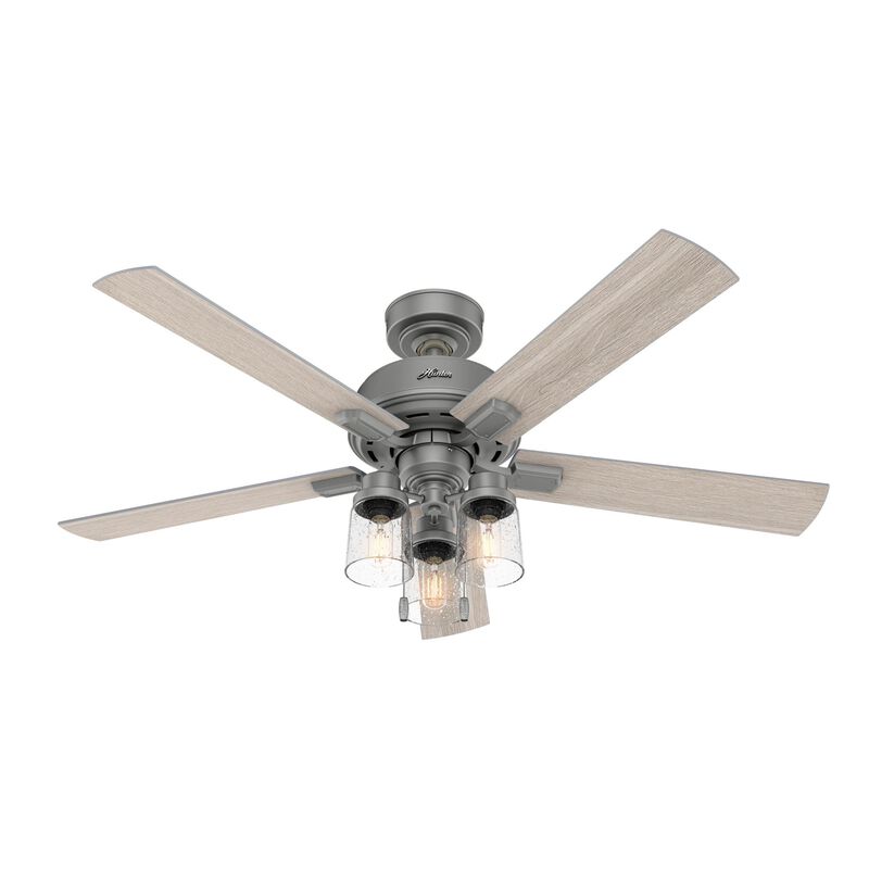 Hartland 52 Inch Ceiling Fan with Light Kit by Hunter Fan